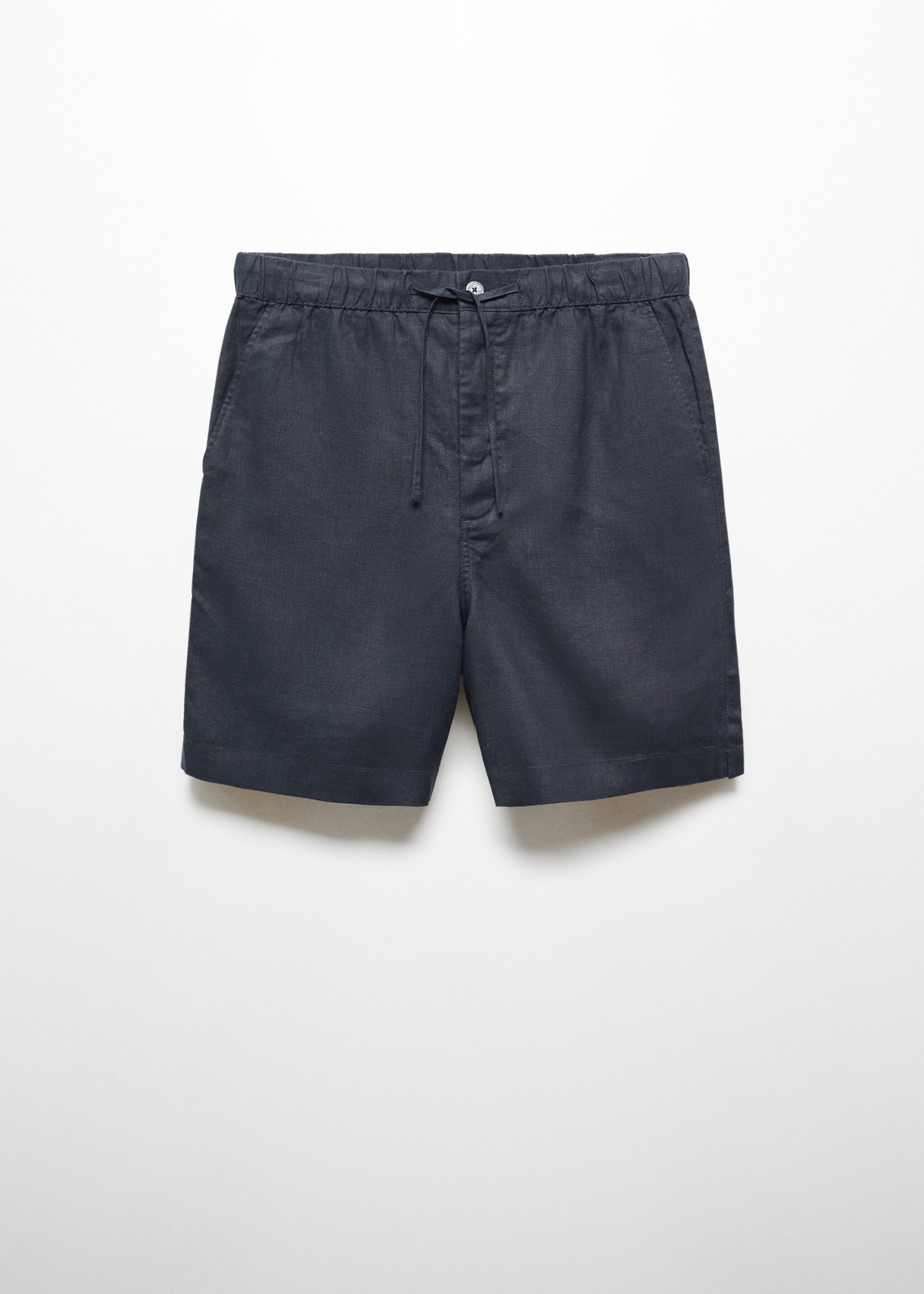 100% linen bermuda shorts with drawstring - Article without model