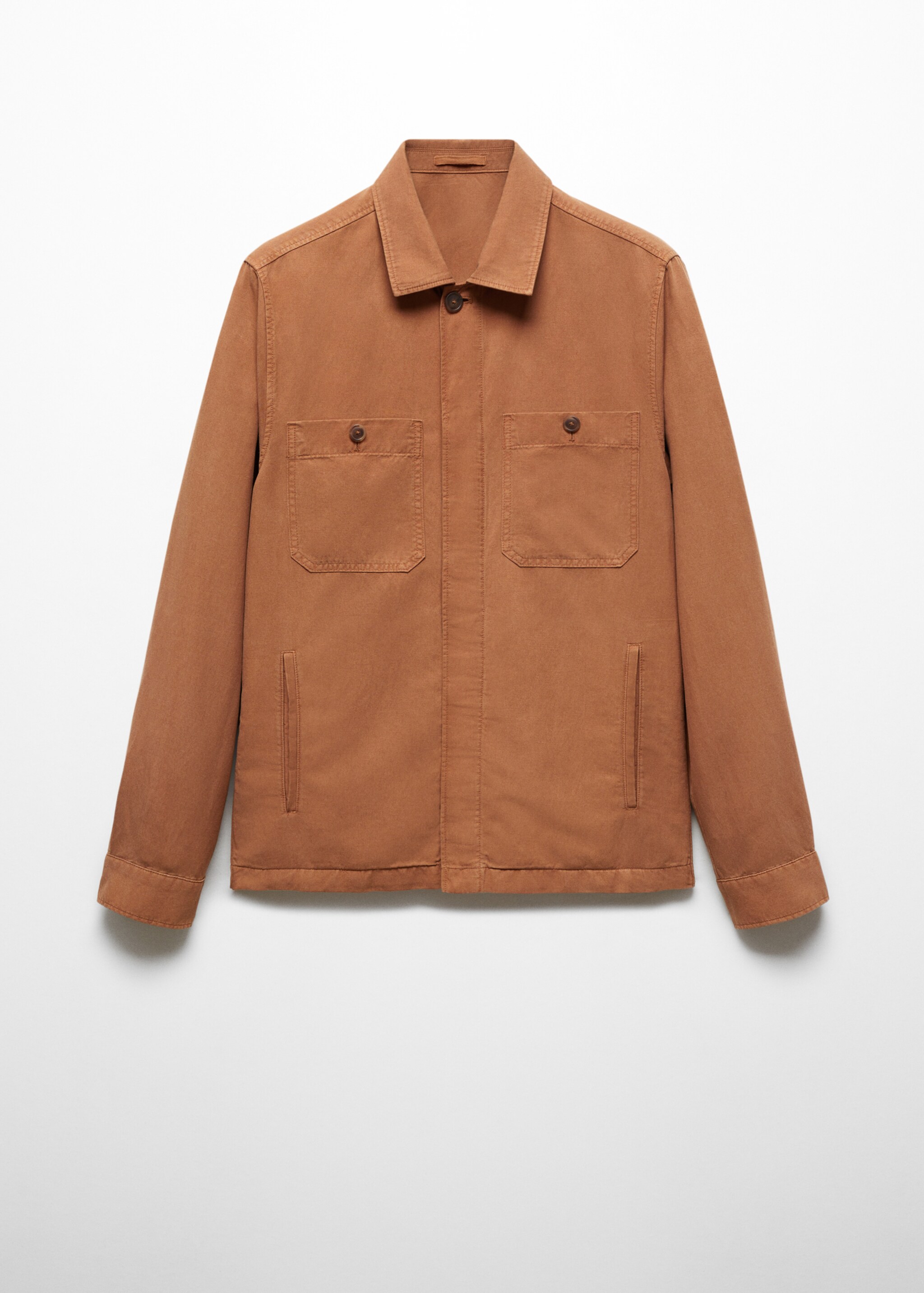 Sobrecamisa slim fit tencel lli - Article sense model