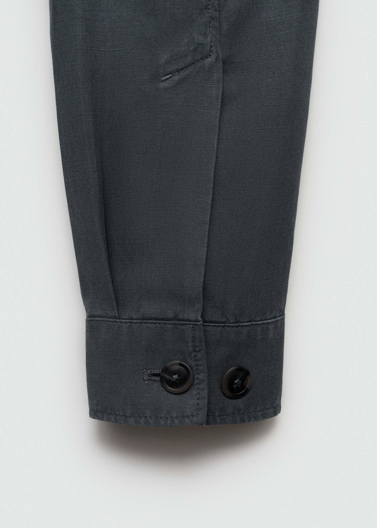 Sobrecamisa slim fit tencel lino - Detalle del artículo 8