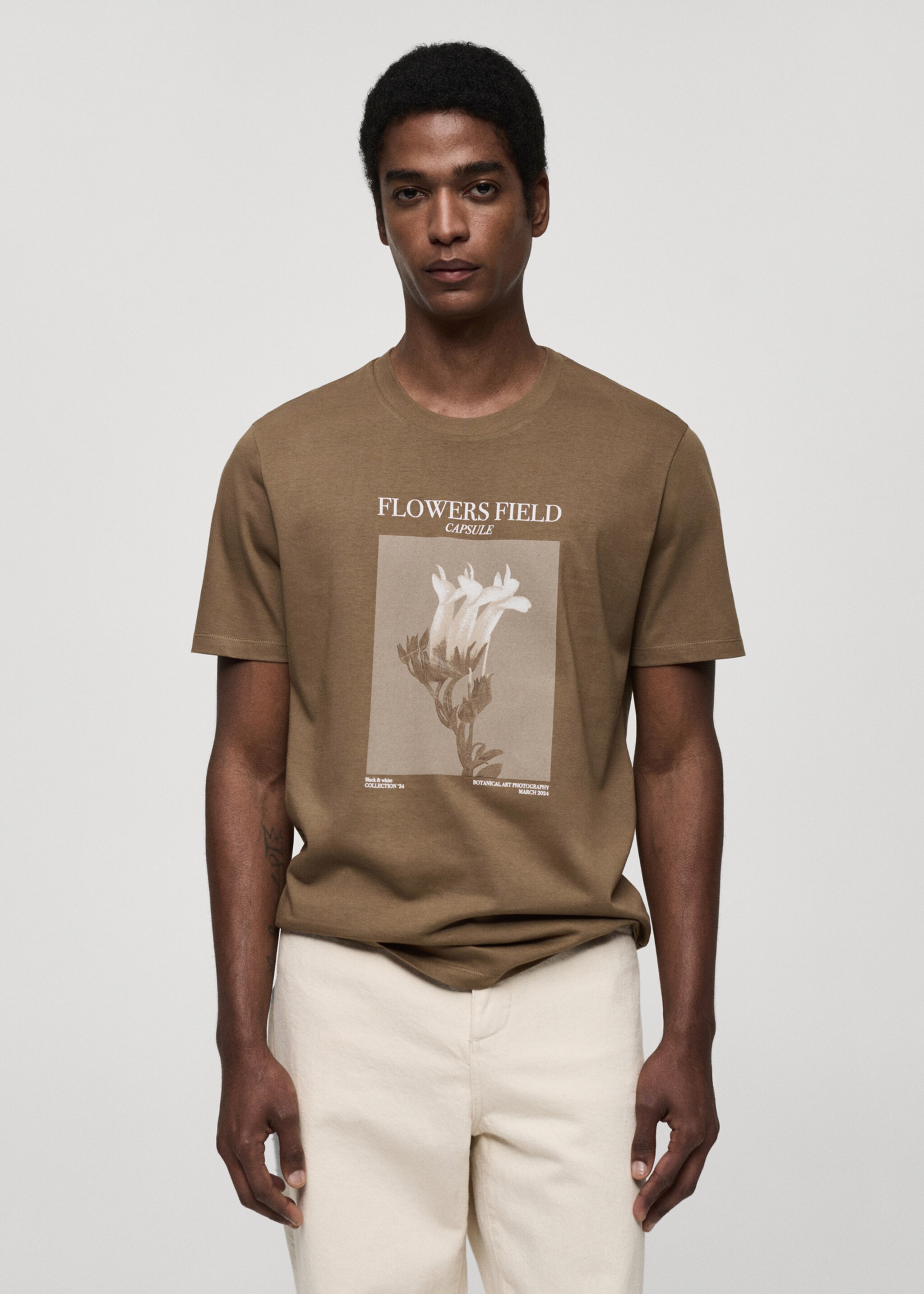 Samarreta slim fit estampat - Pla mig