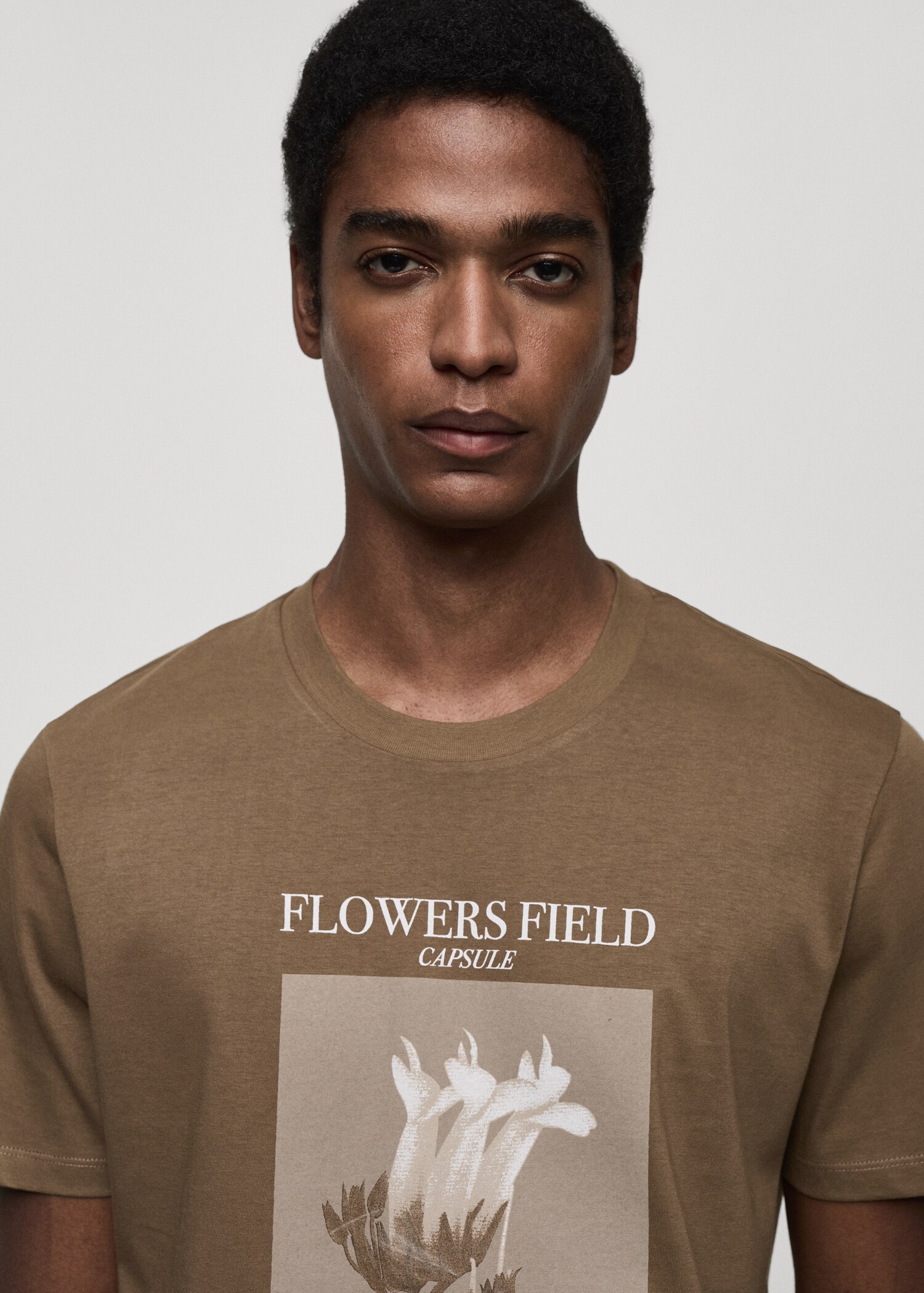 Printed slim-fit t-shirt - Details of the article 1