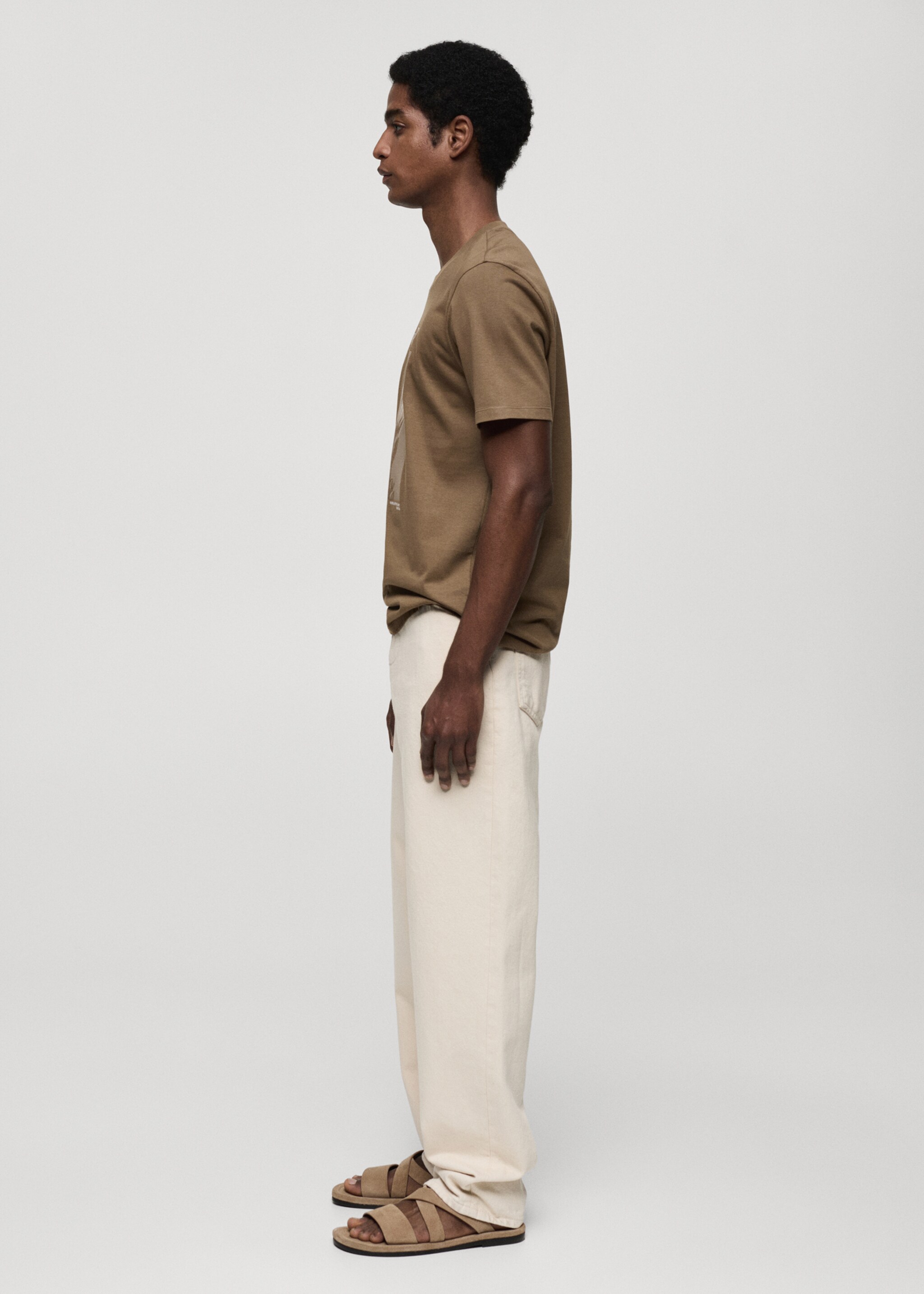 Samarreta slim fit estampat - Detall de l'article 2