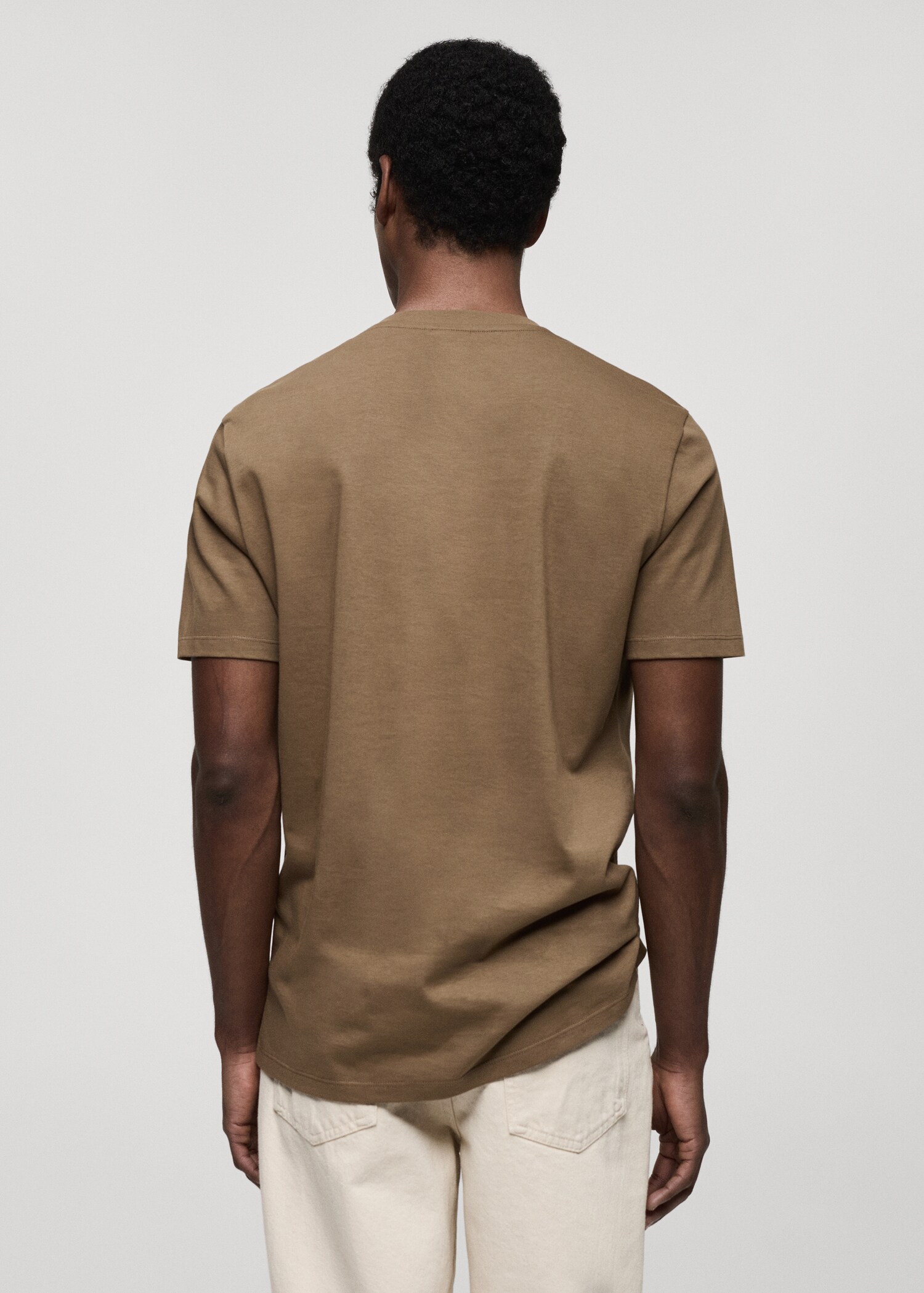 Printed slim-fit t-shirt - Reverse of the article