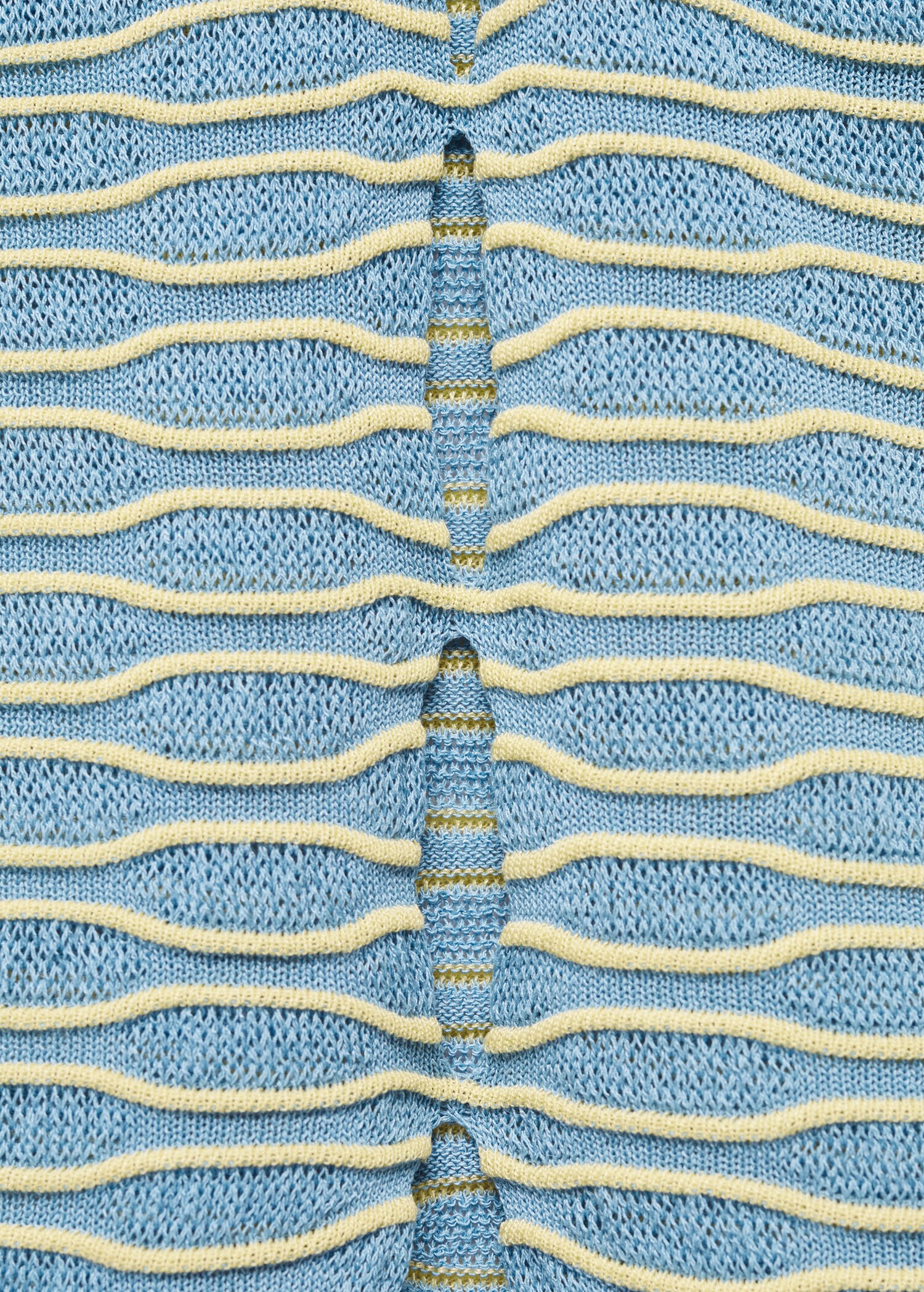 Textured knitted halter-neck top - Details of the article 8