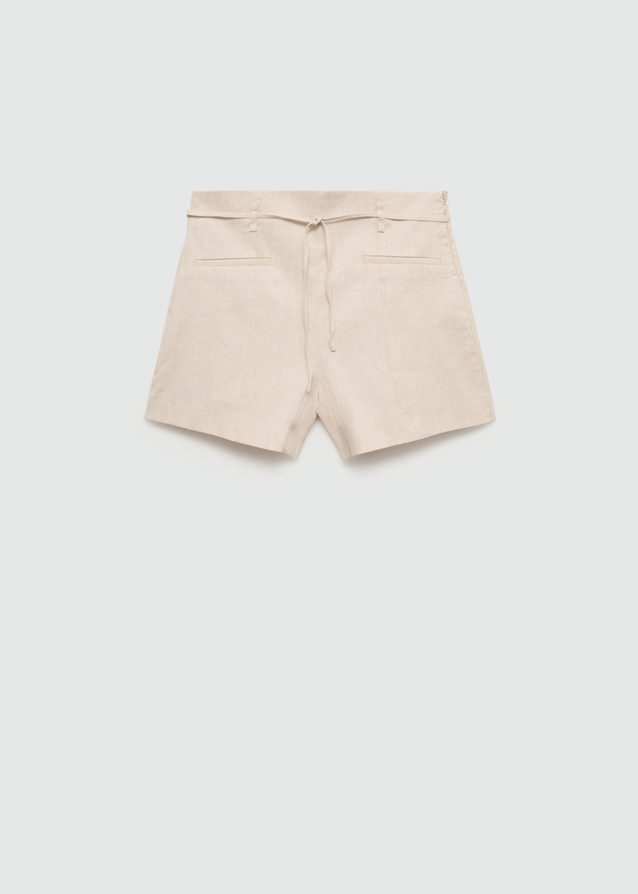 Linshorts med bånd - Artikkel uten modell
