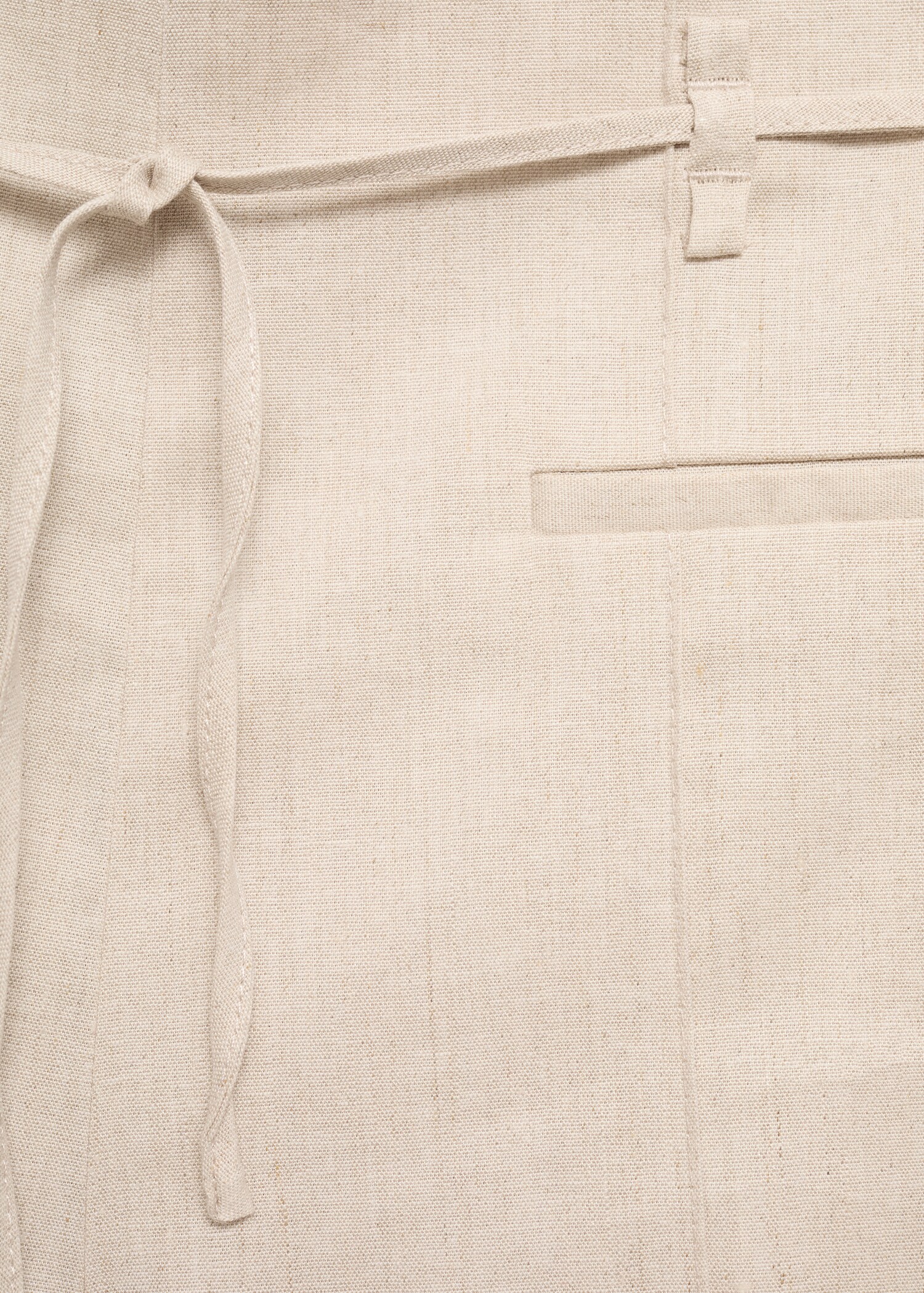 Linen shorts with bow - Details of the article 8