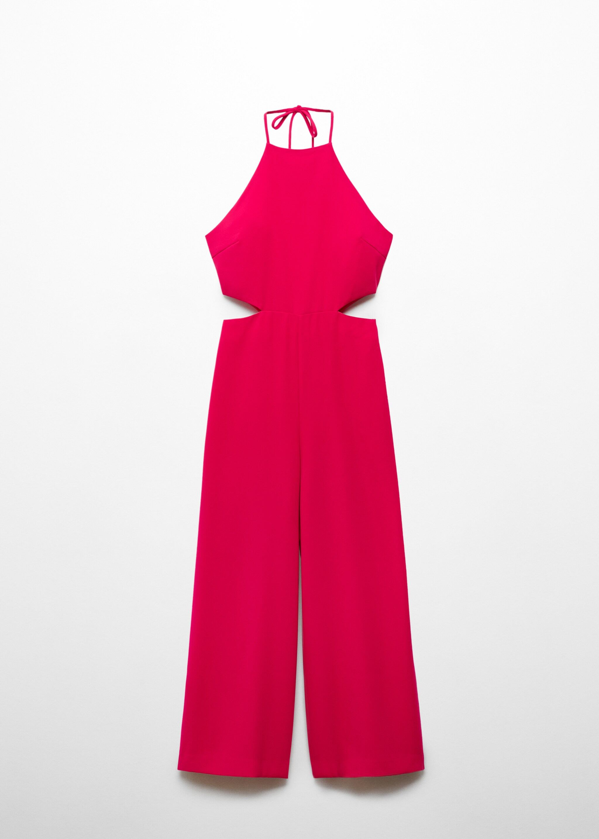 Halter-neck jumpsuit with slits - Article without model