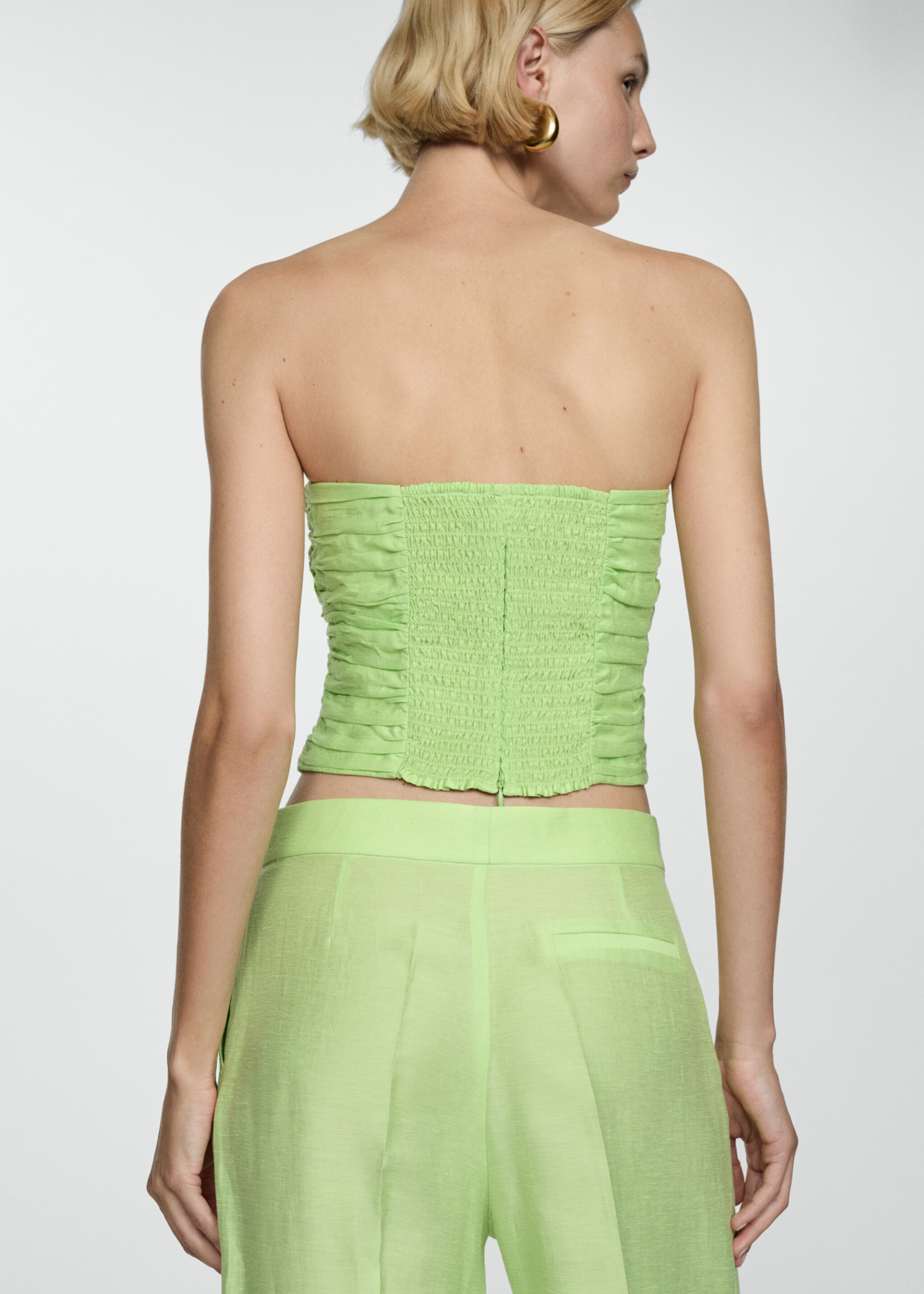 Crop top drapé - Verso de l’article