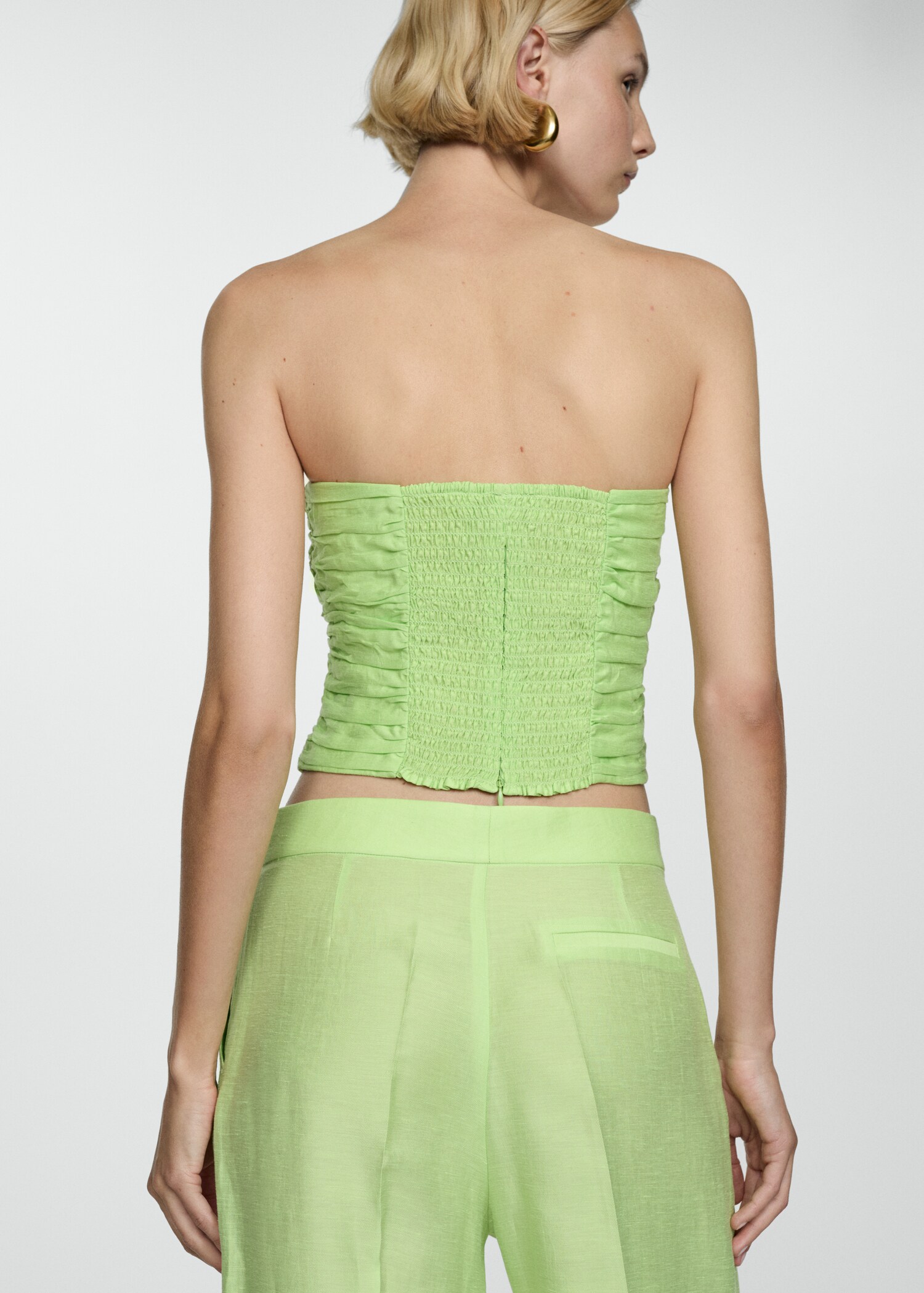 Crop top drapé - Verso de l’article