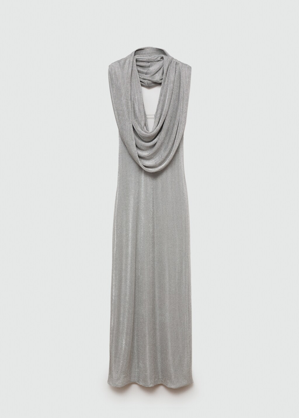 Lurex multi-position hooded dress - Women | MANGO OUTLET USA