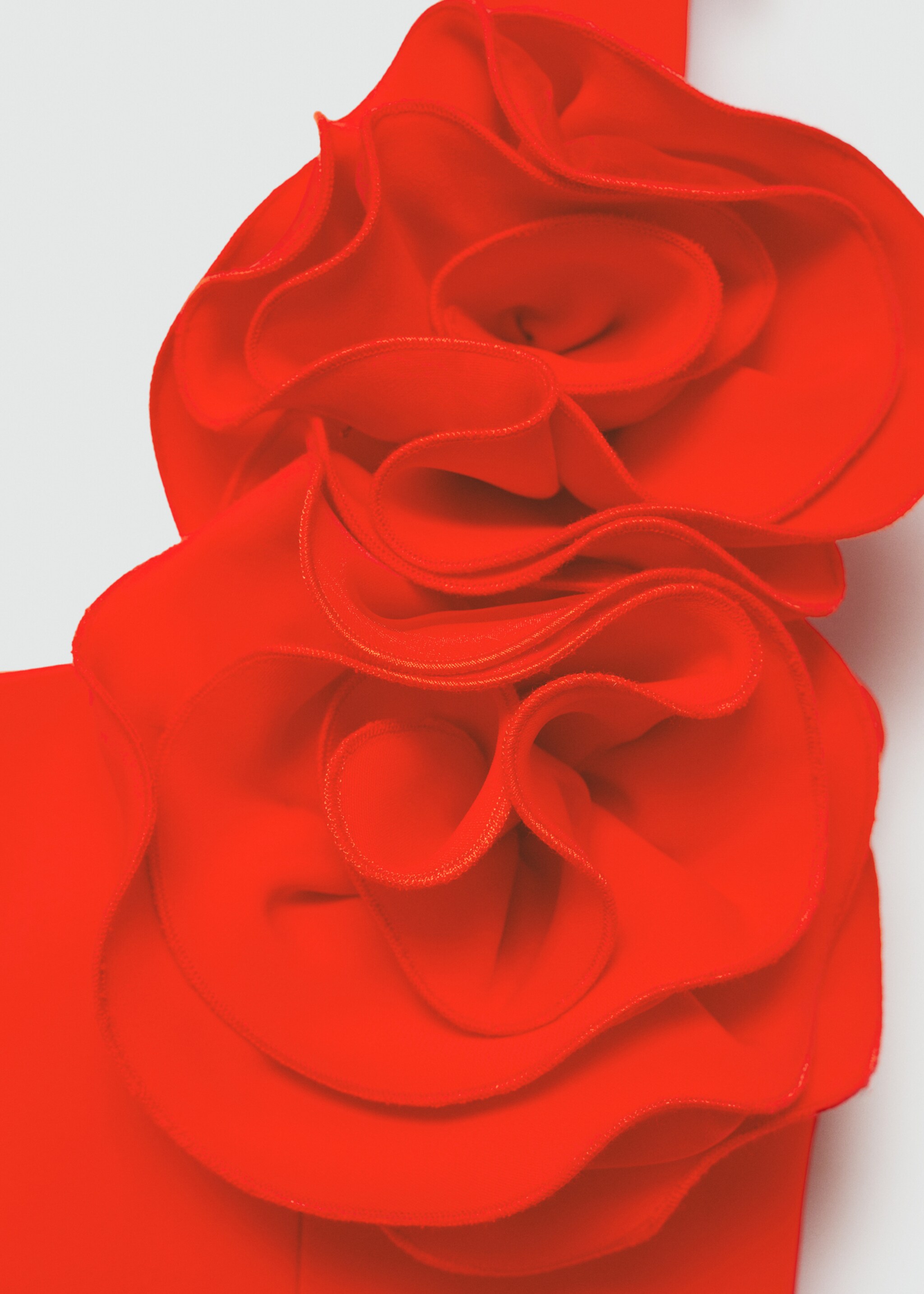 Maxi-flower flared jumpsuit - Details of the article 8