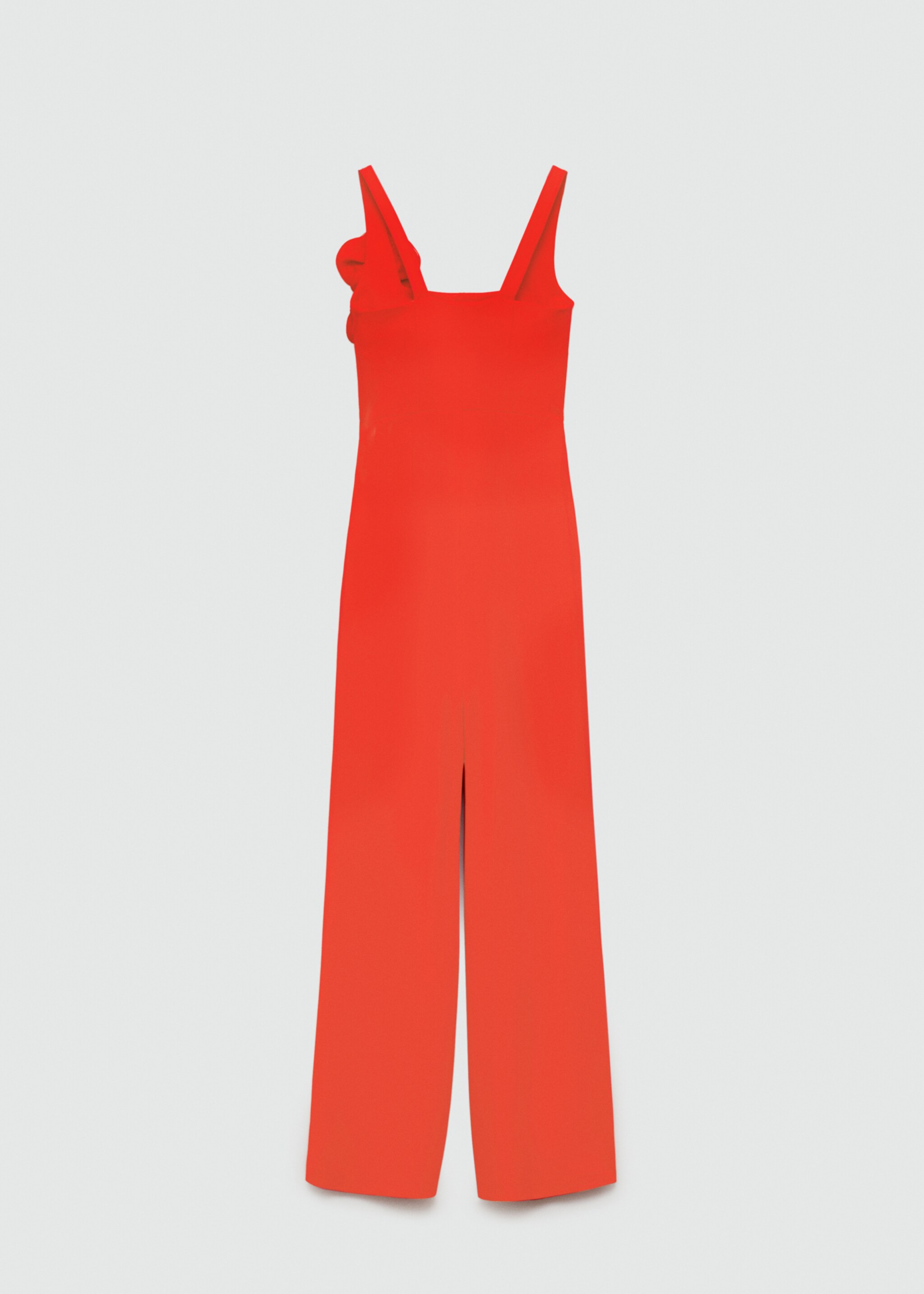 Maxi-flower flared jumpsuit - Reverse of the article