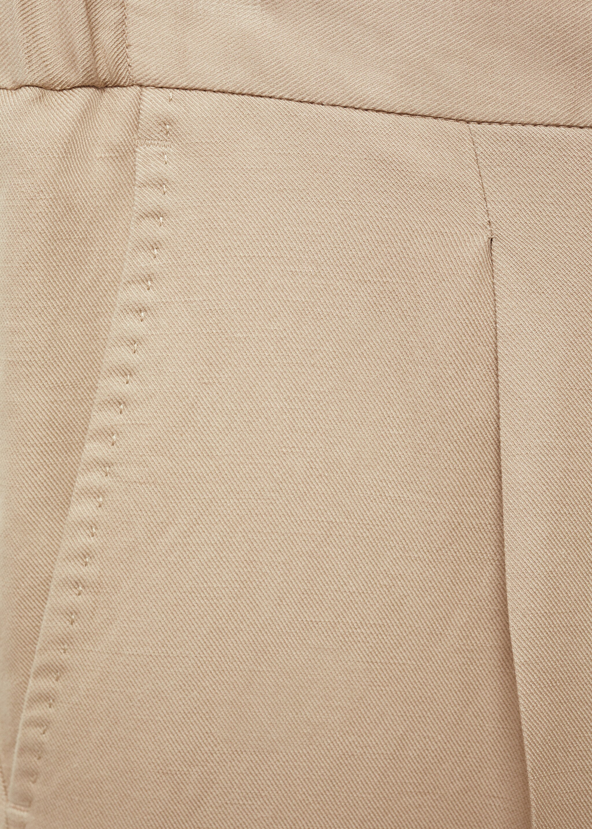 Tencel-linen pleated trousers - Details of the article 0