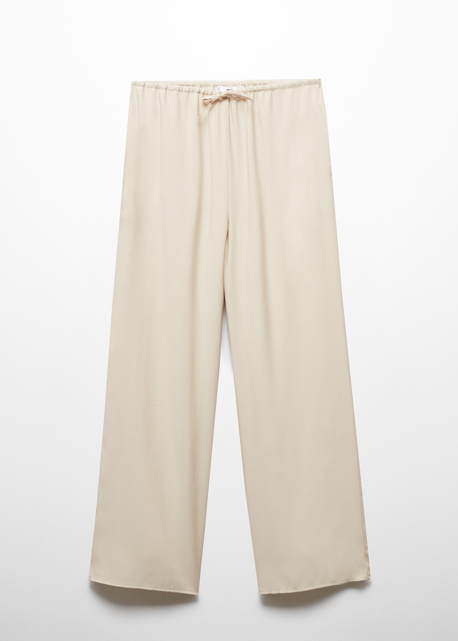 Wideleg trousers with elastic waist - Article without model