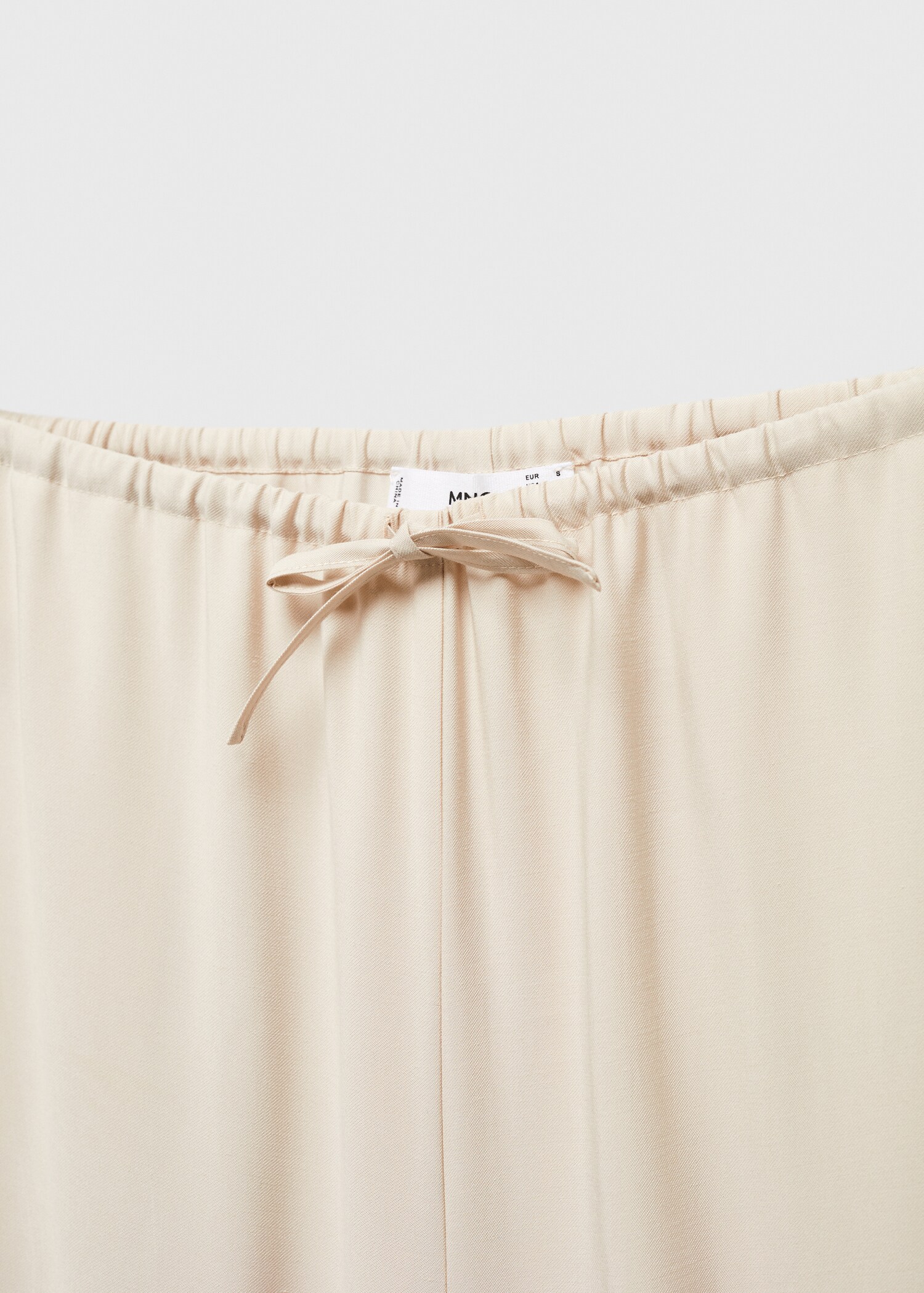 Wideleg trousers with elastic waist - Details of the article 8