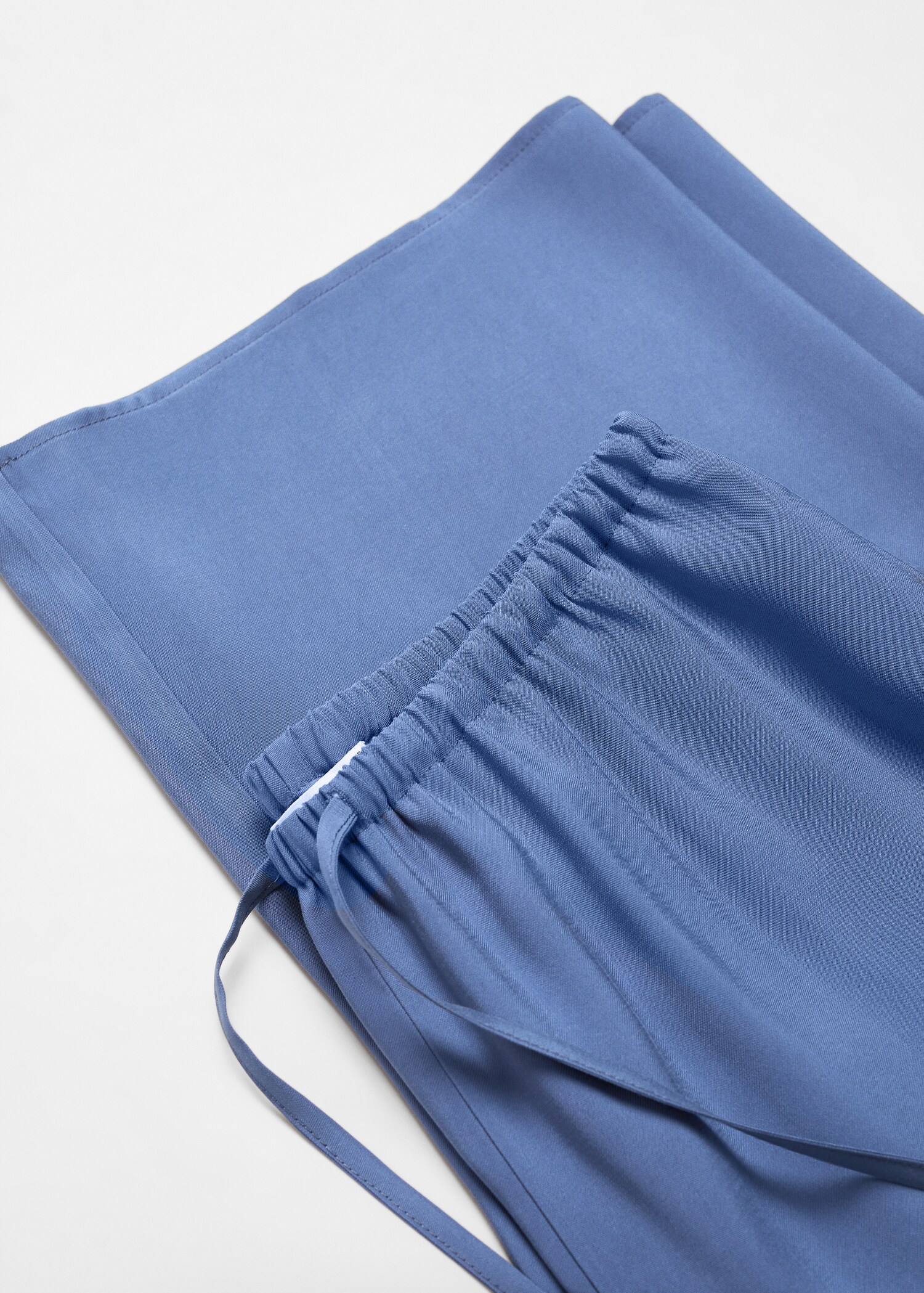 Wideleg trousers with elastic waist - Details of the article 8