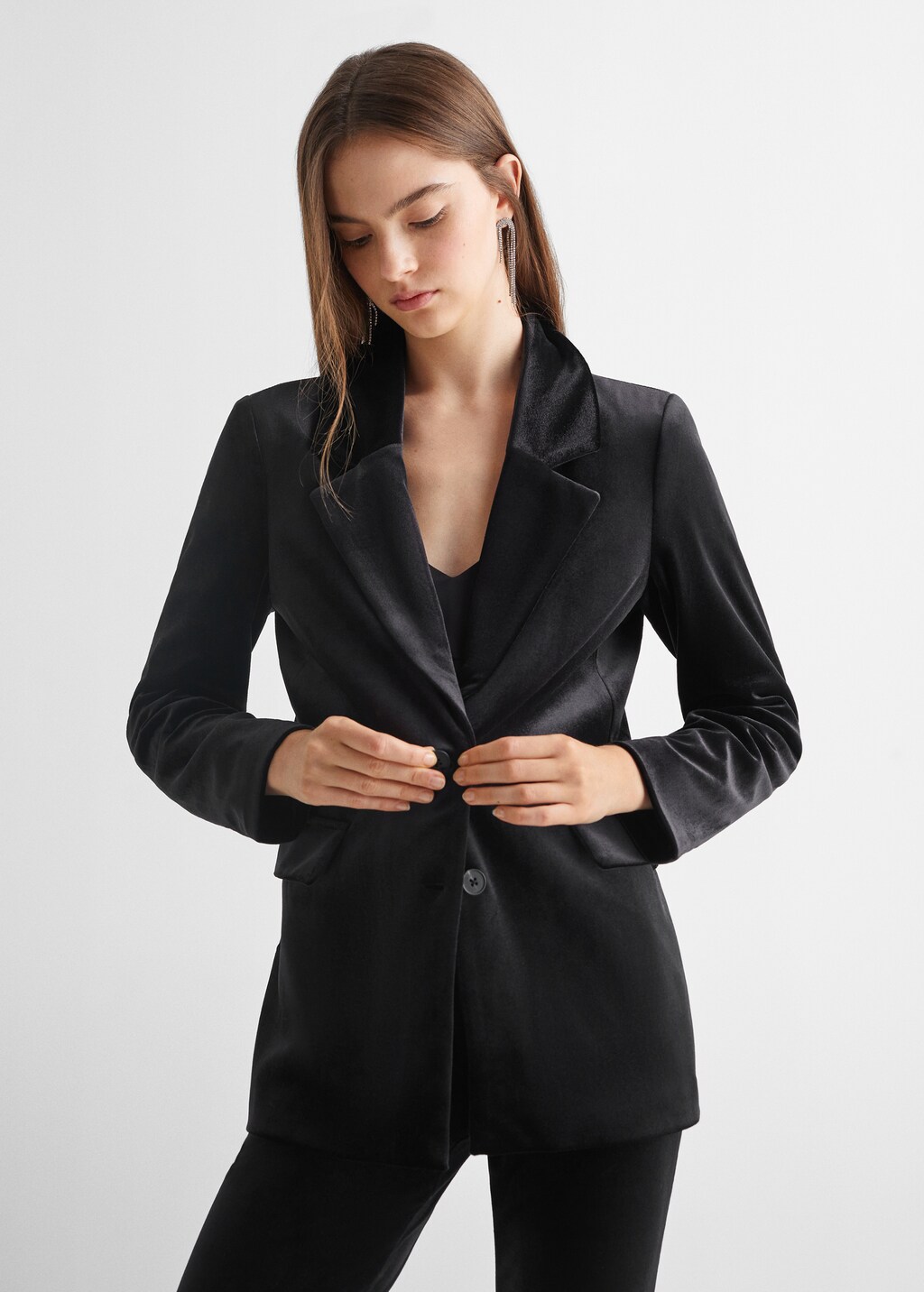 Velvet blazer