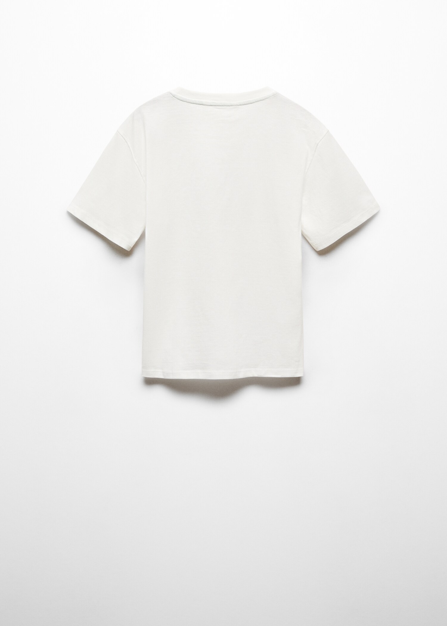 Printed cotton-blend T-shirt - Reverse of the article