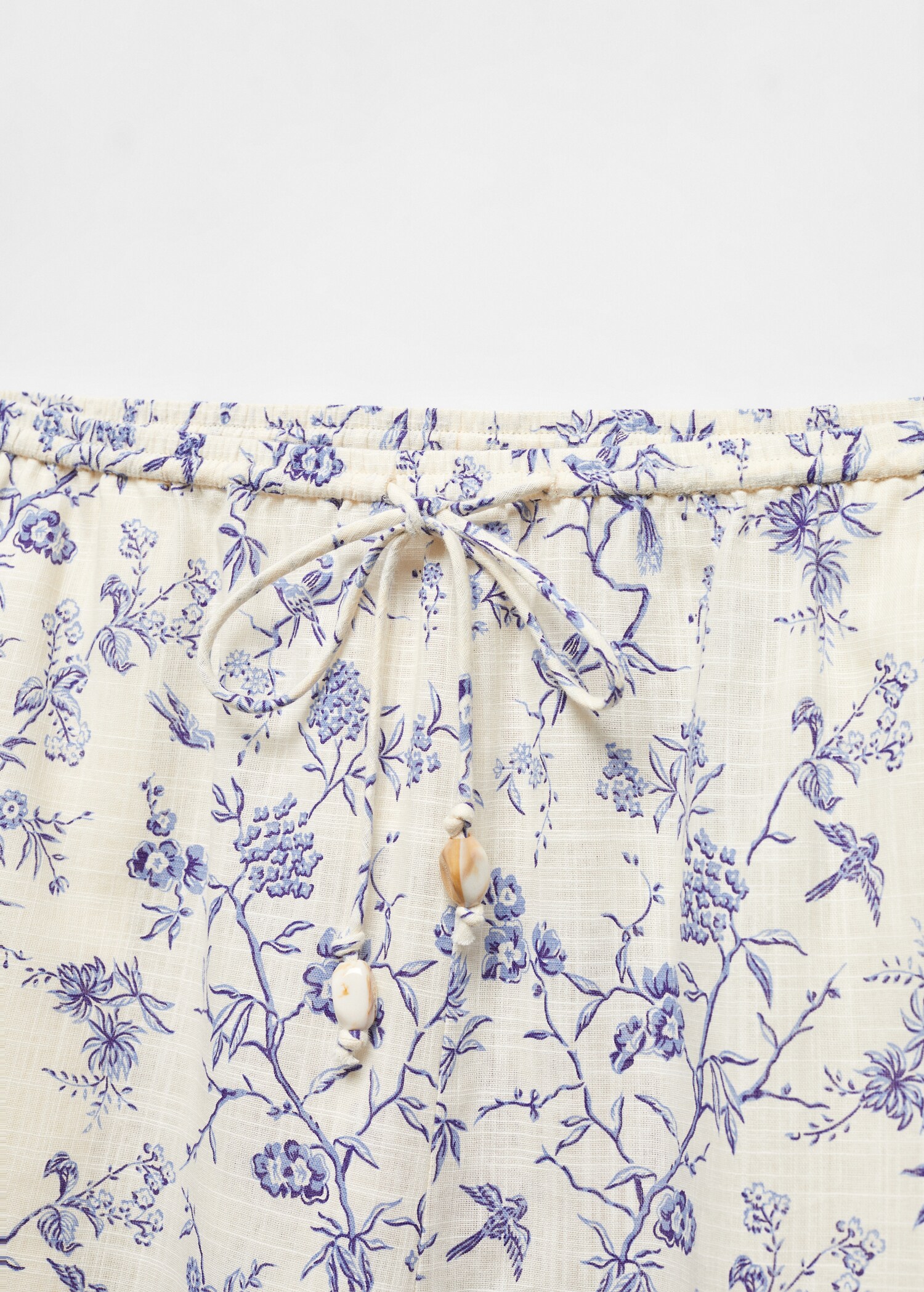 Printed cotton trousers - Details of the article 8