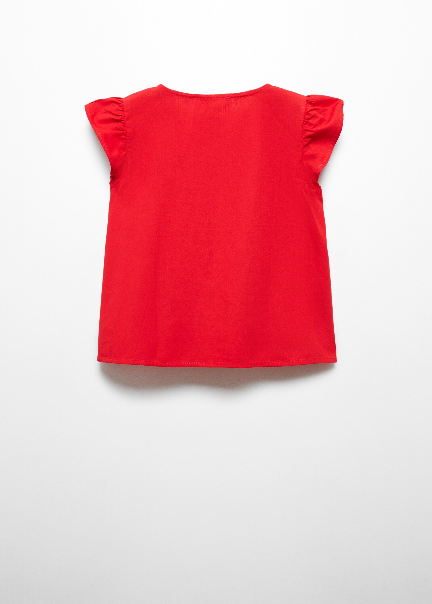 Buttoned cotton shirt - Reverse of the article