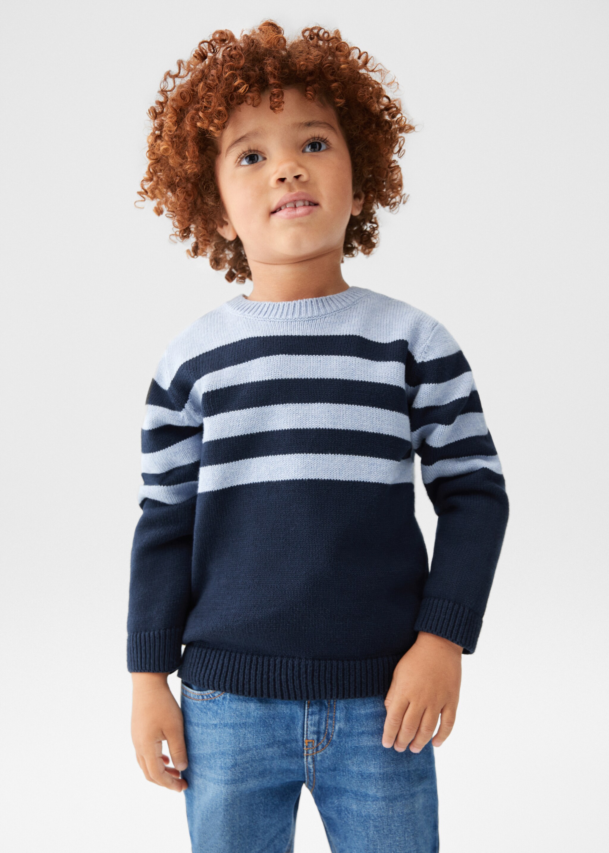 Knit striped sweater - Medium plane