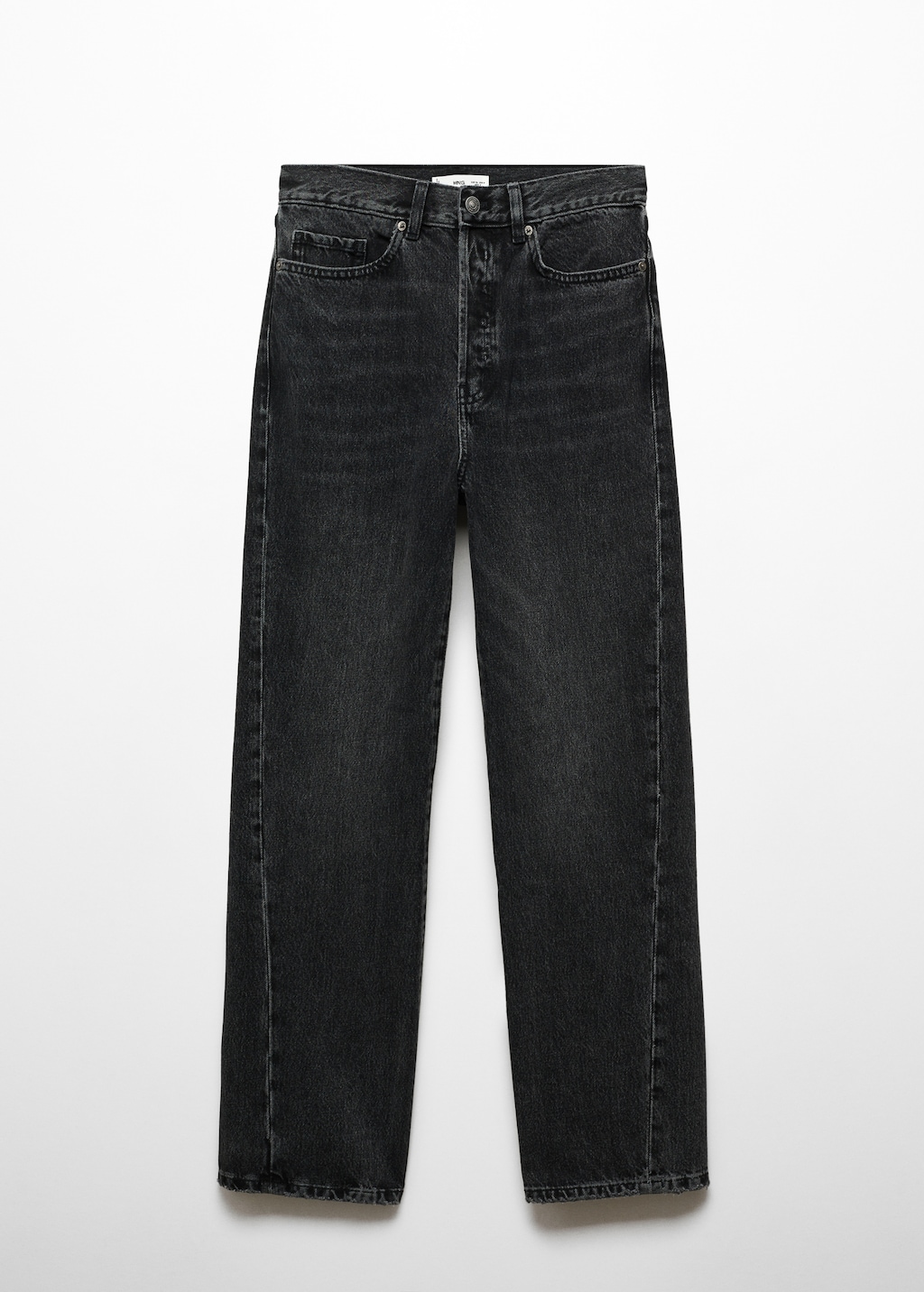 Straight jeans with forward seams - Women | MANGO OUTLET
