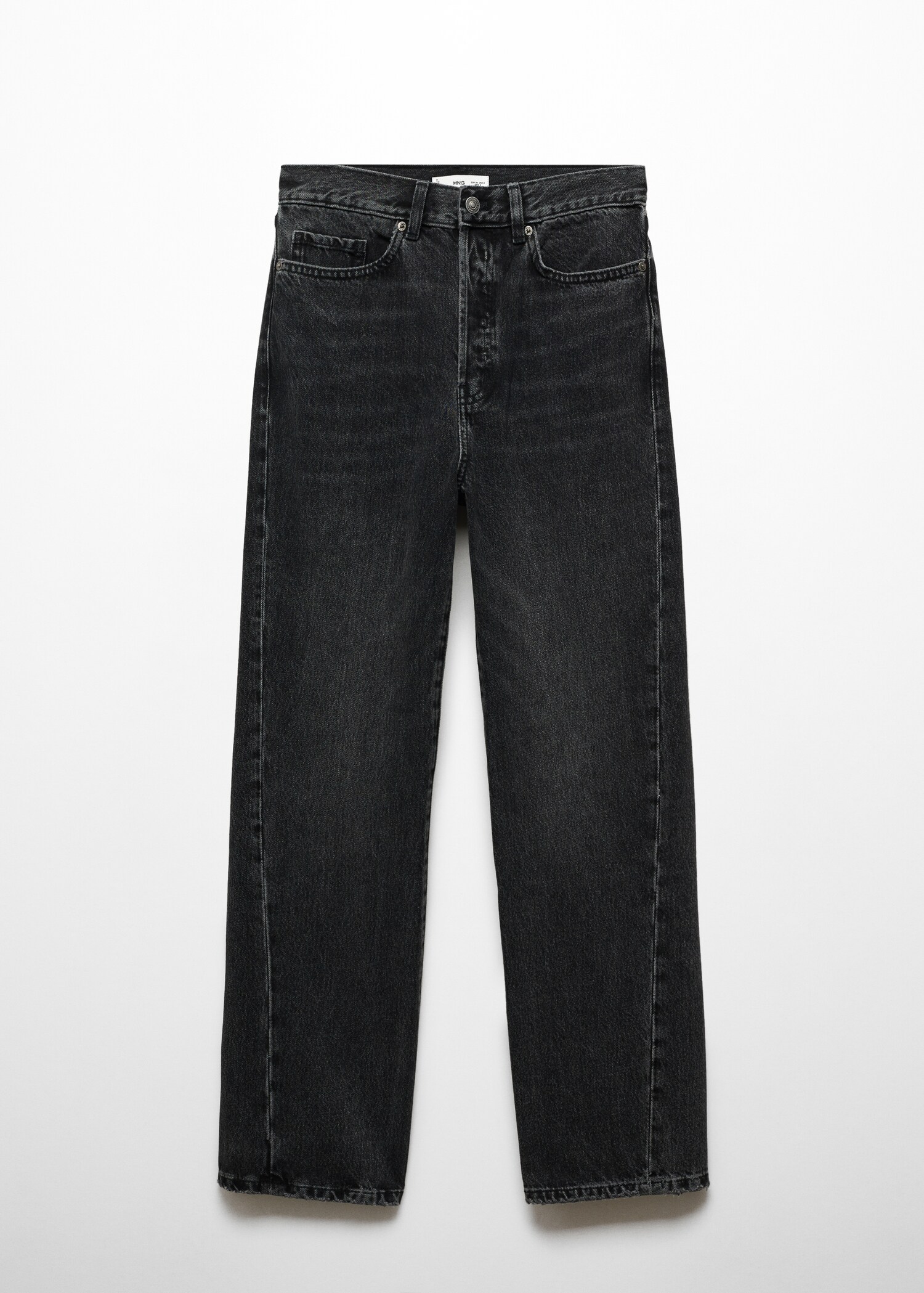 Gerade Jeans mit Vorwärtsnähten - Artikel ohne Model