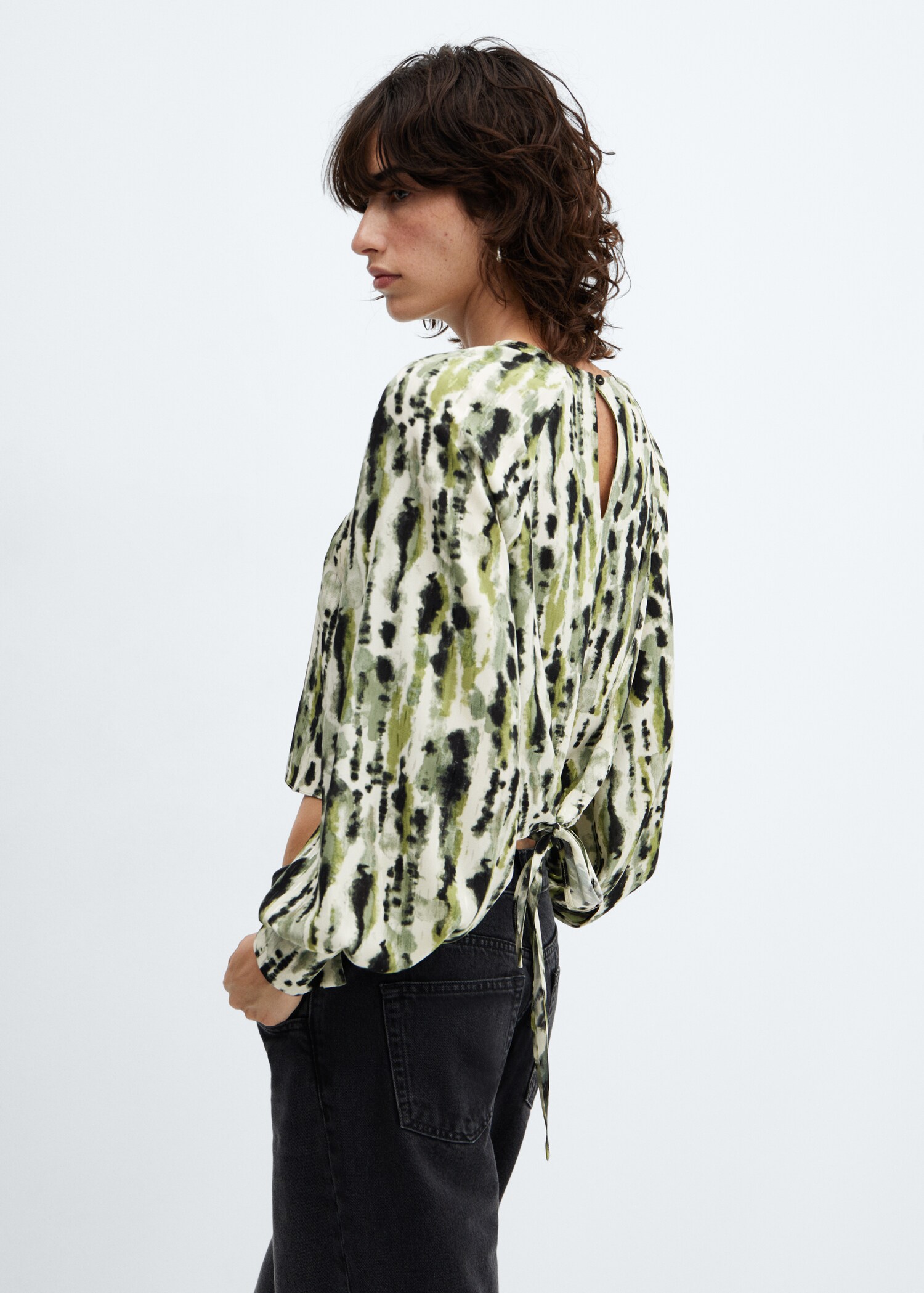 Blusa estampada lazo - Detalle del artículo 2