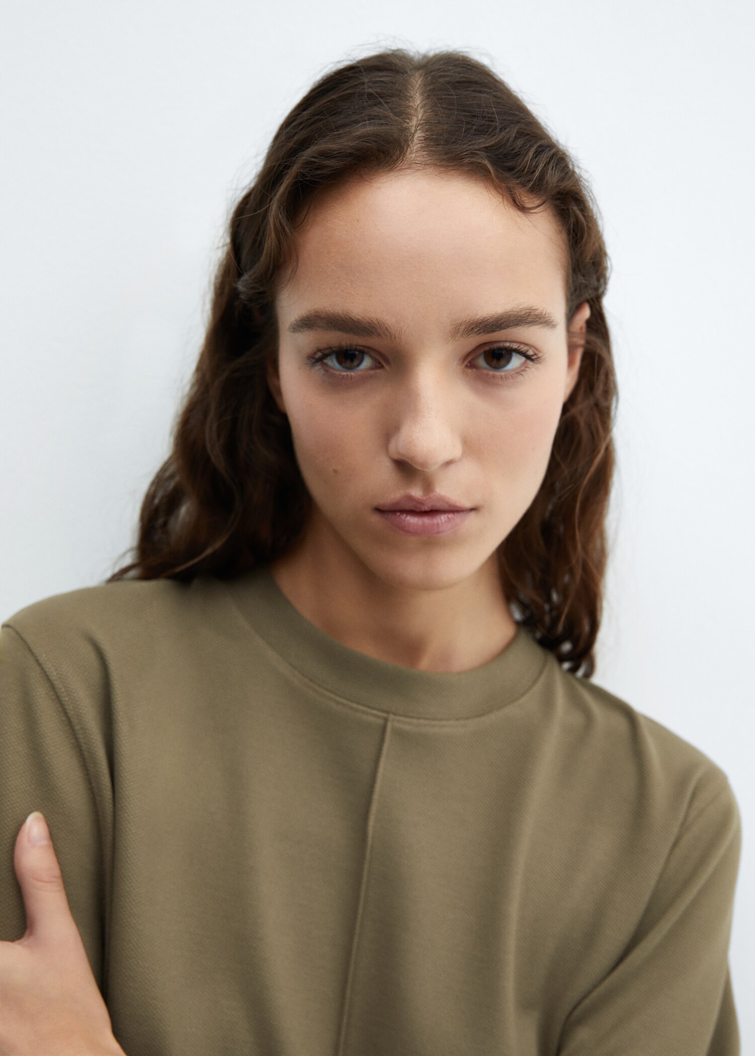 Decorative stitching sweatshirt - Details of the article 1