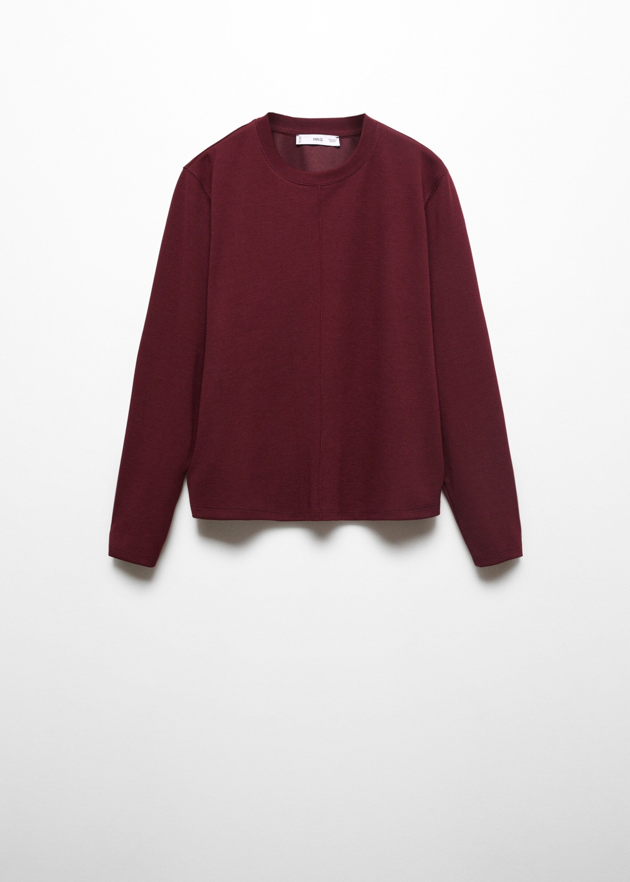 Decorative stitching sweatshirt - Article without model