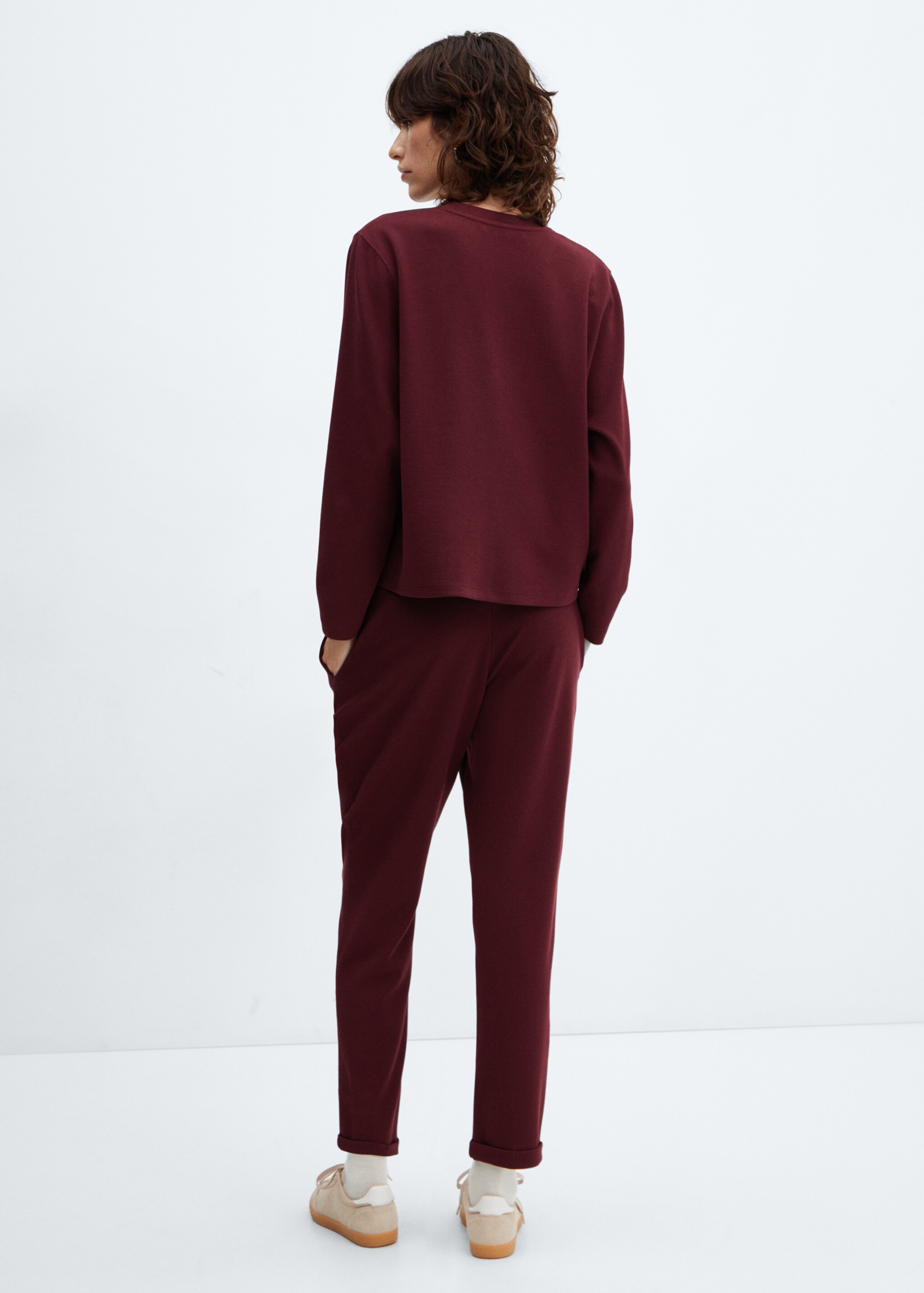 Decorative stitching sweatshirt - Reverse of the article