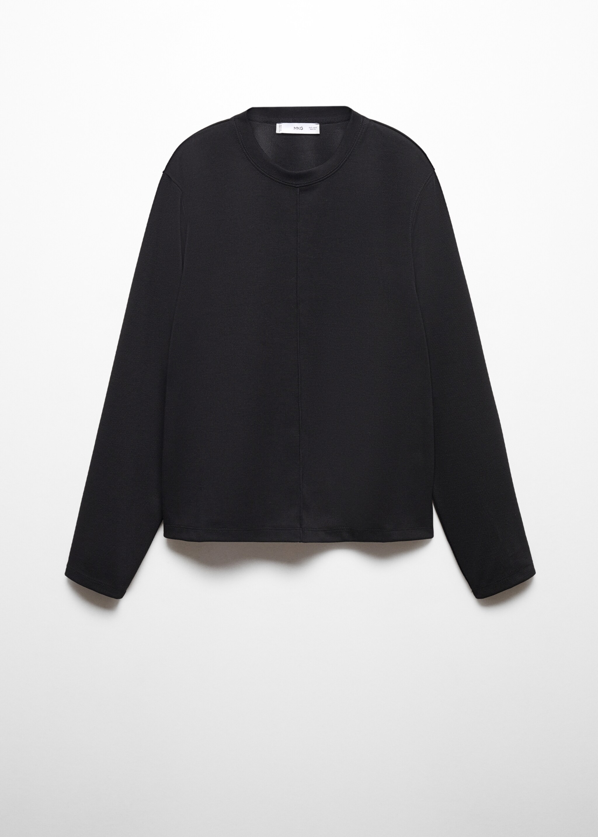 Decorative stitching sweatshirt - Article without model