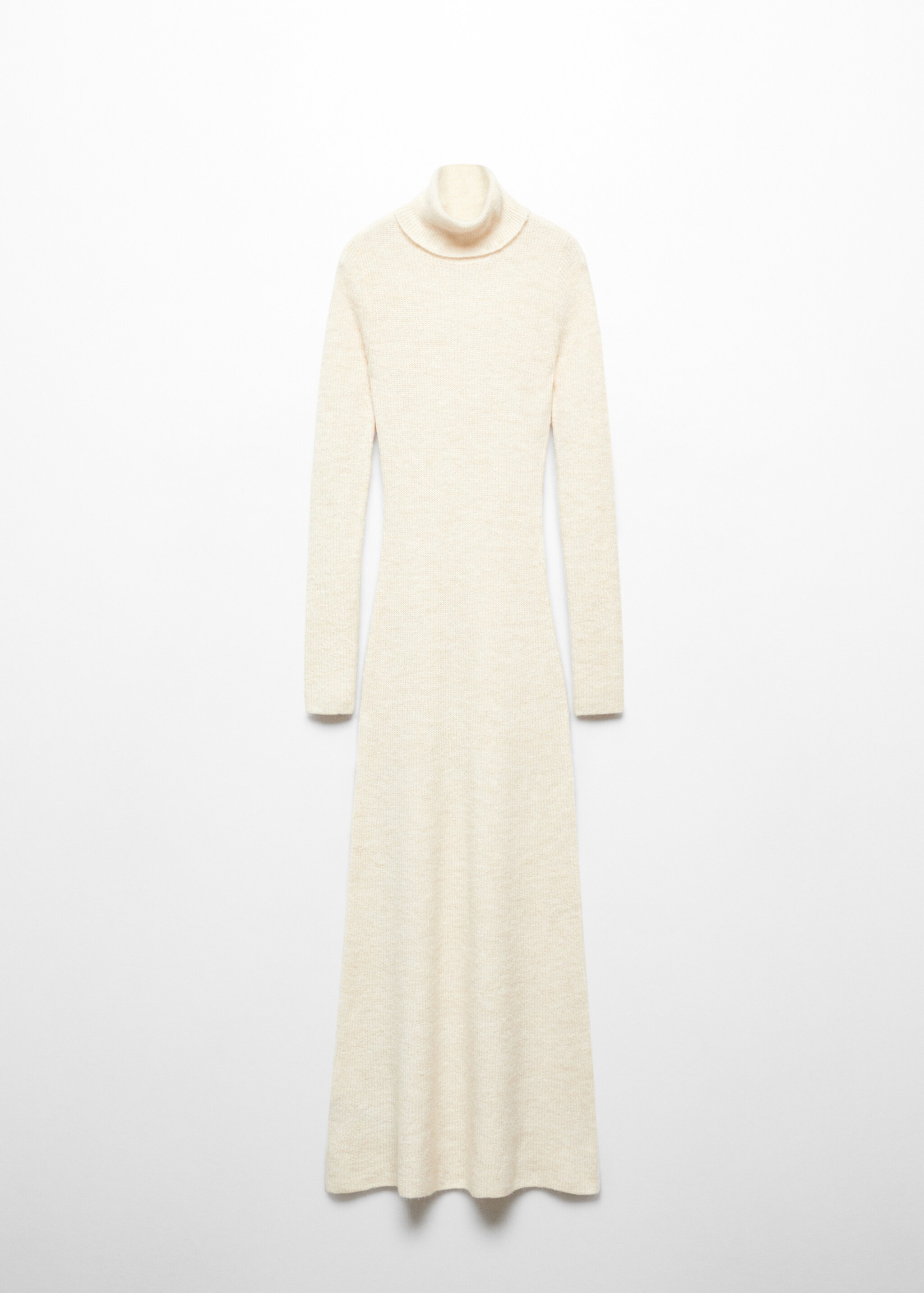 Knitted turtleneck dress - Article without model