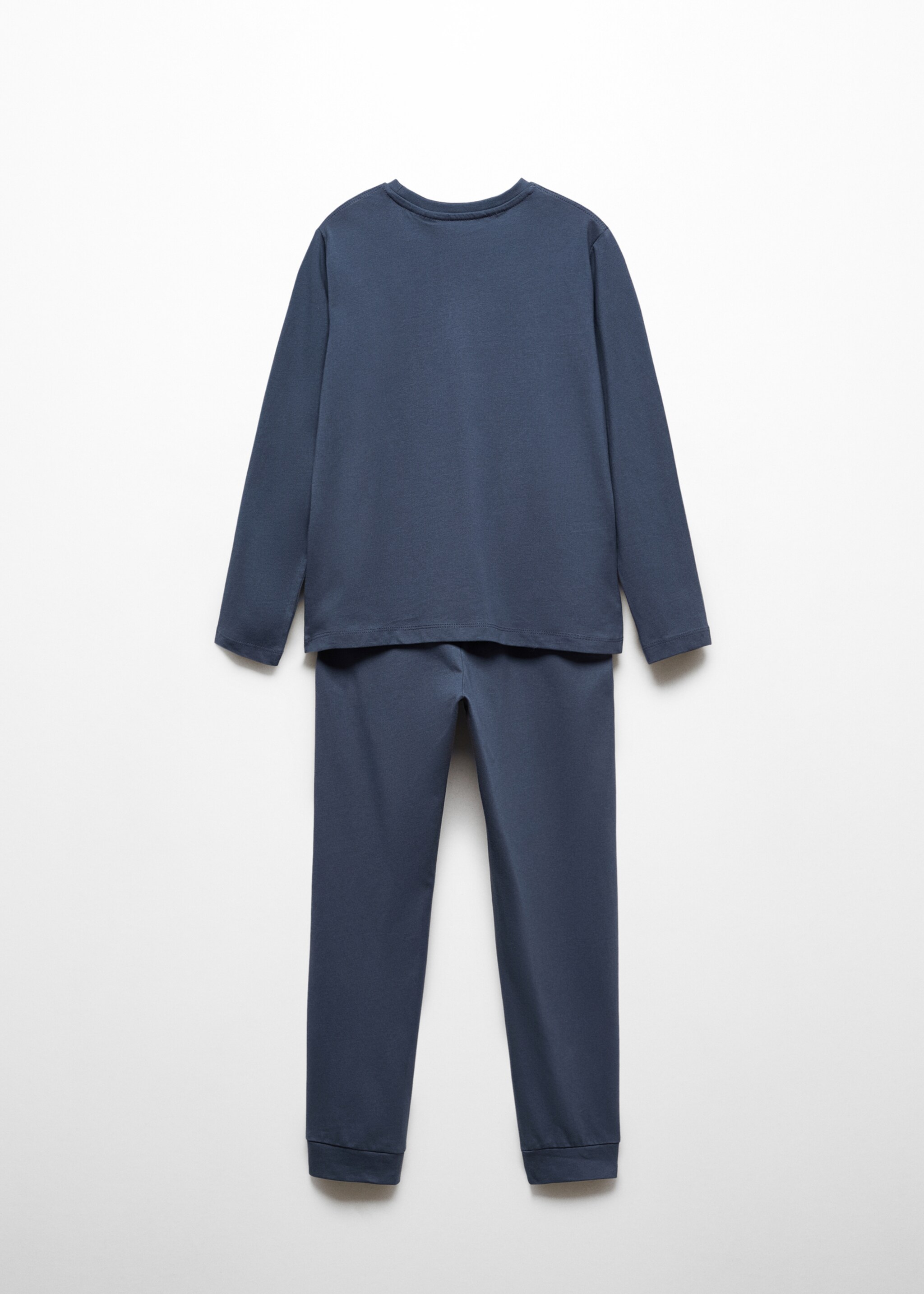 Pijama largo Batman - Reverso del artículo, Azul noche. Ref: 67080458-00.