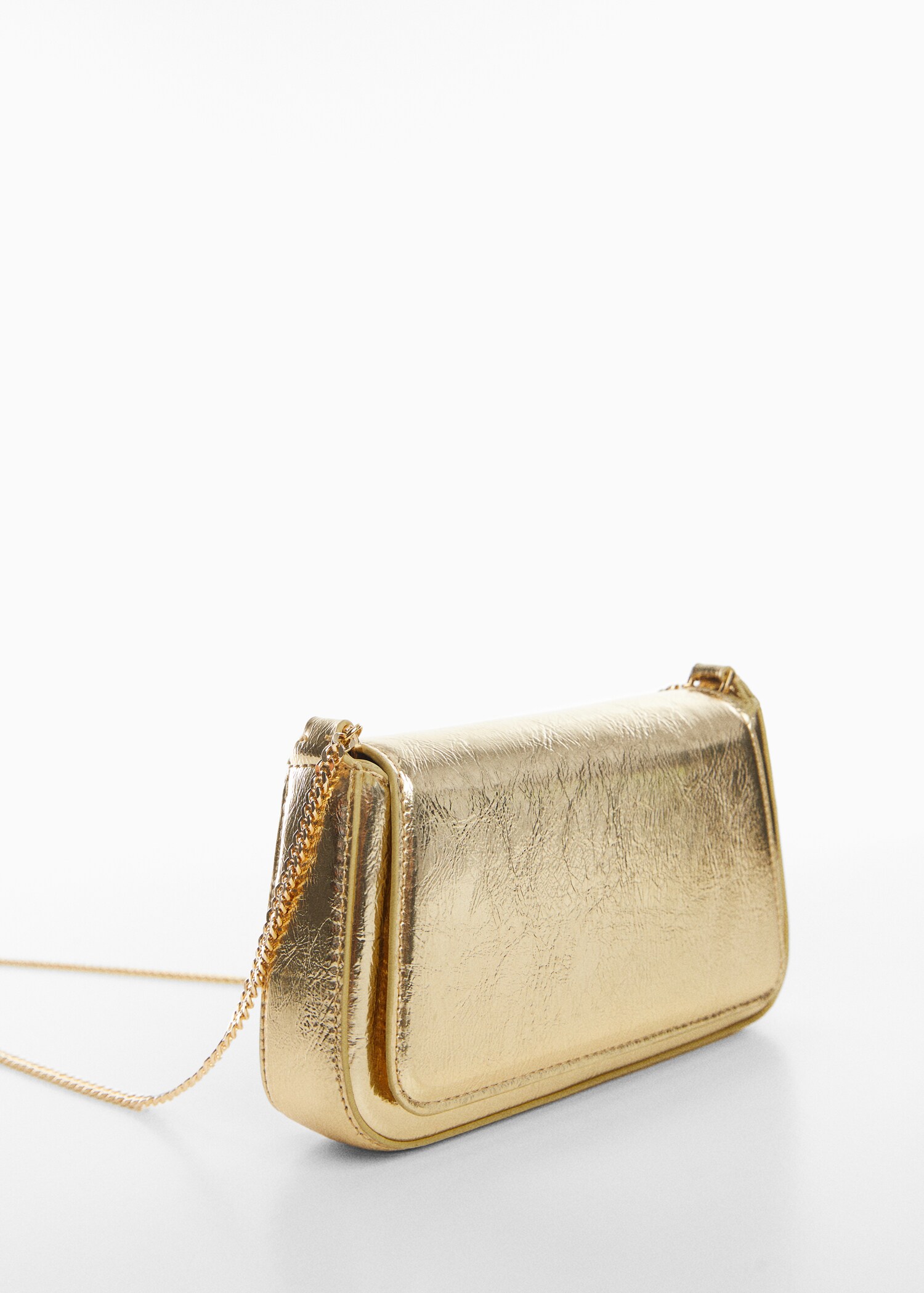 Patent leather-effect chain bag - Medium plane