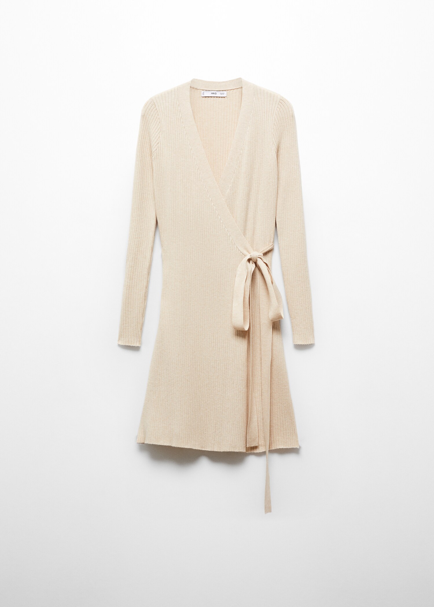 Wrap cable knit cardigan - Article without model