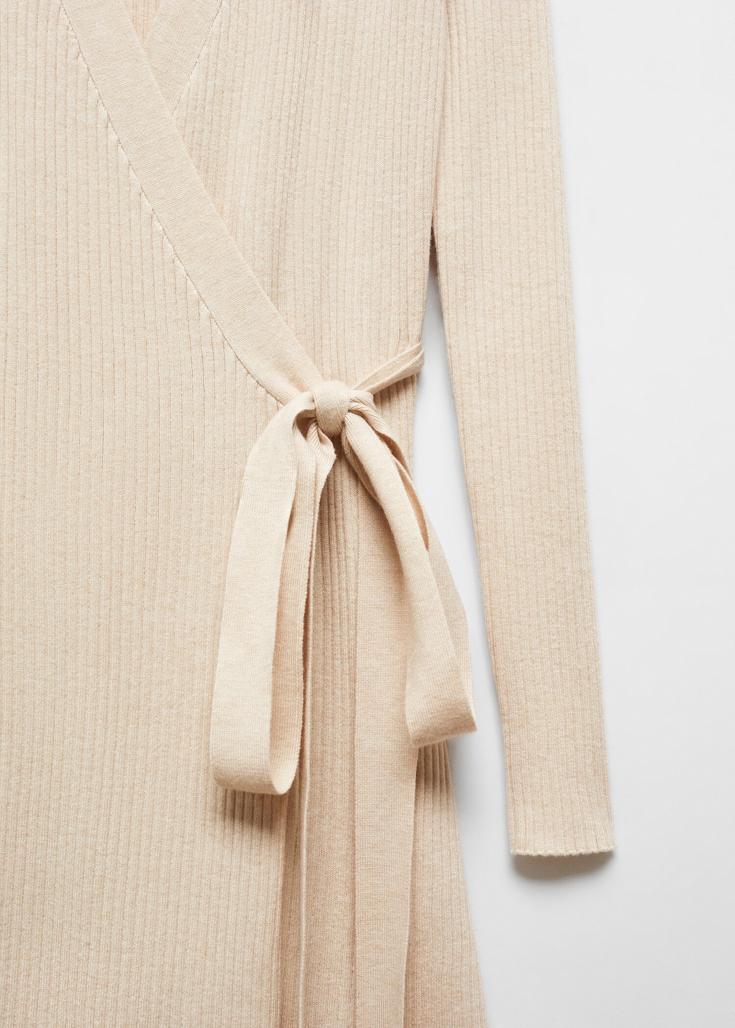 Wrap cable knit cardigan - Details of the article 8