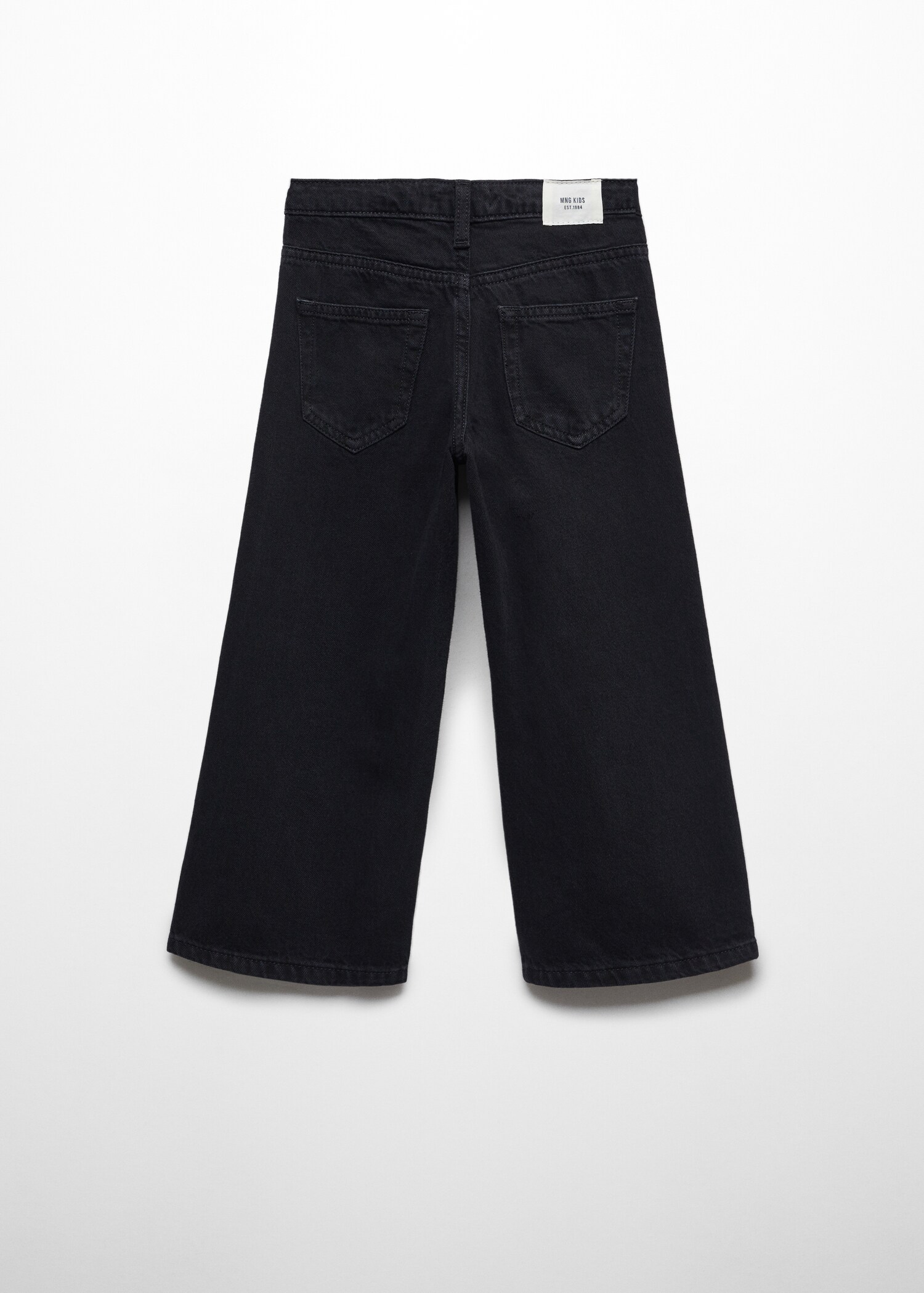 Culotte-Jeans aus Baumwolle - Rückseite des Artikels