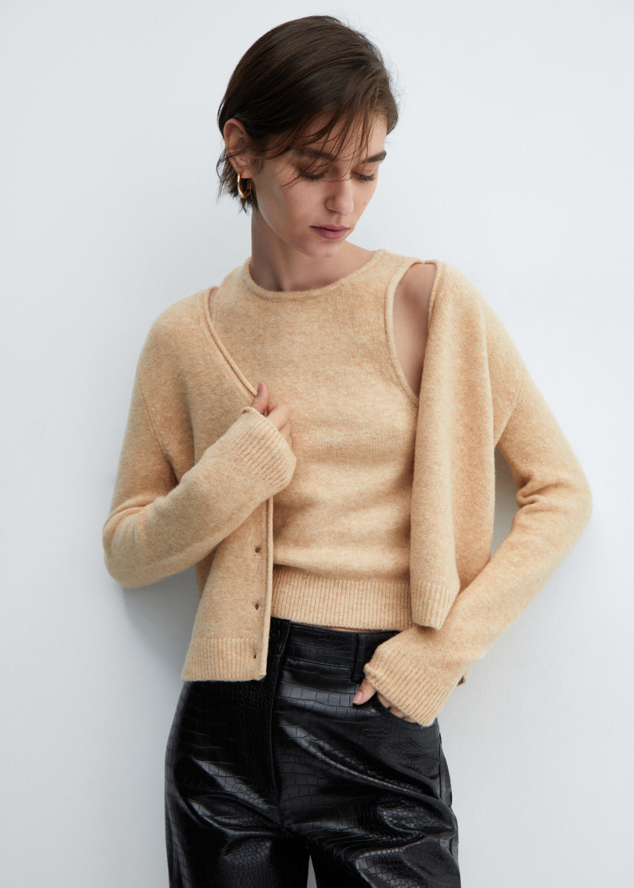 Knit strap top - Details of the article 2