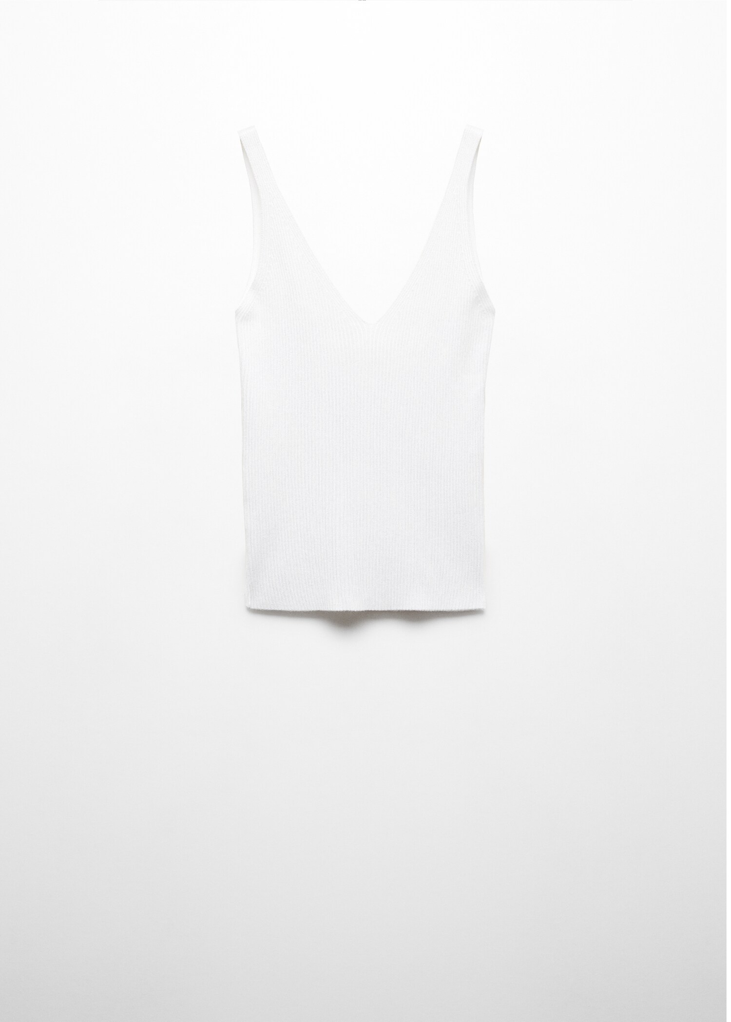 V-neck knitted top - Article without model