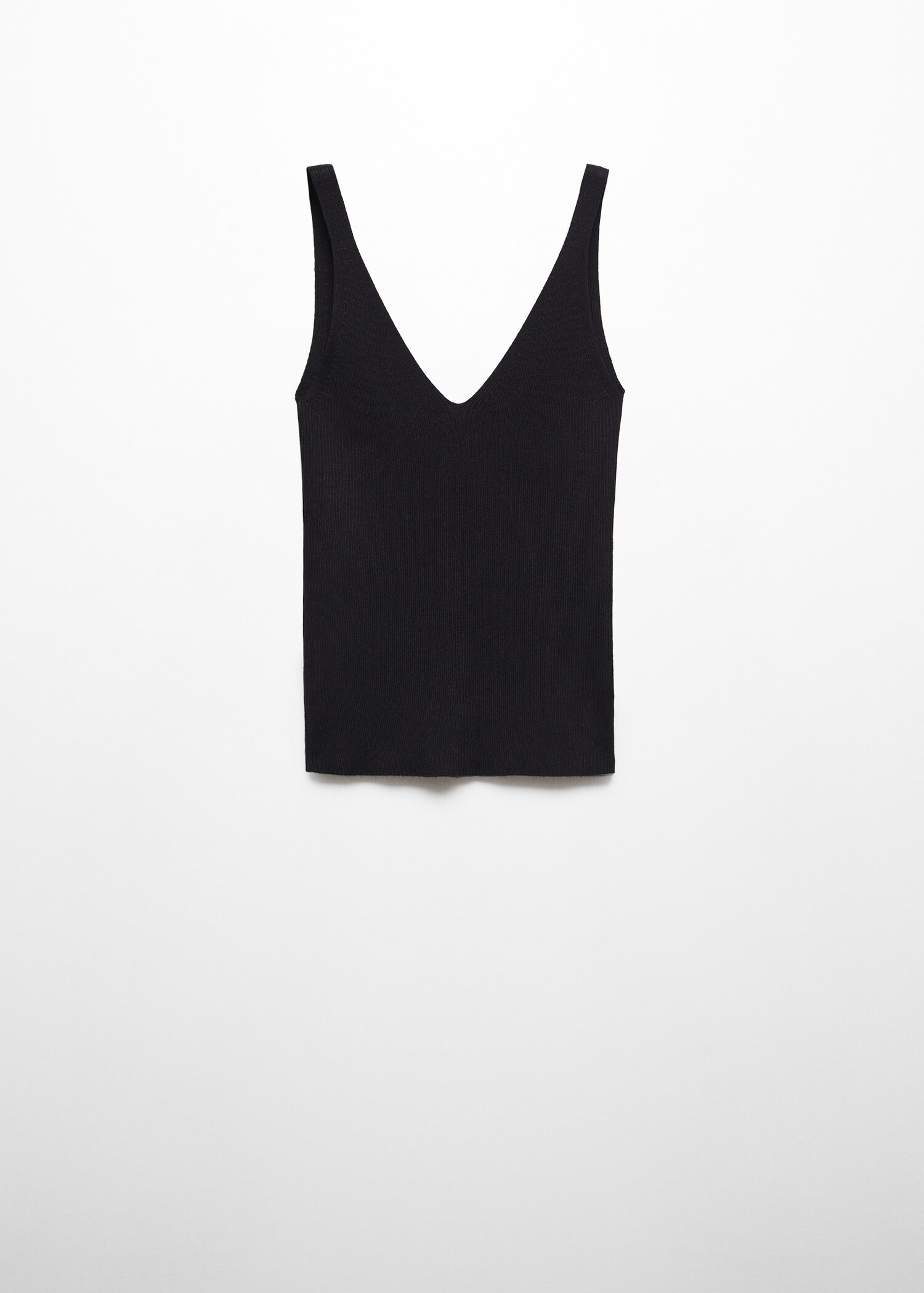 V-neck knitted top - Article without model