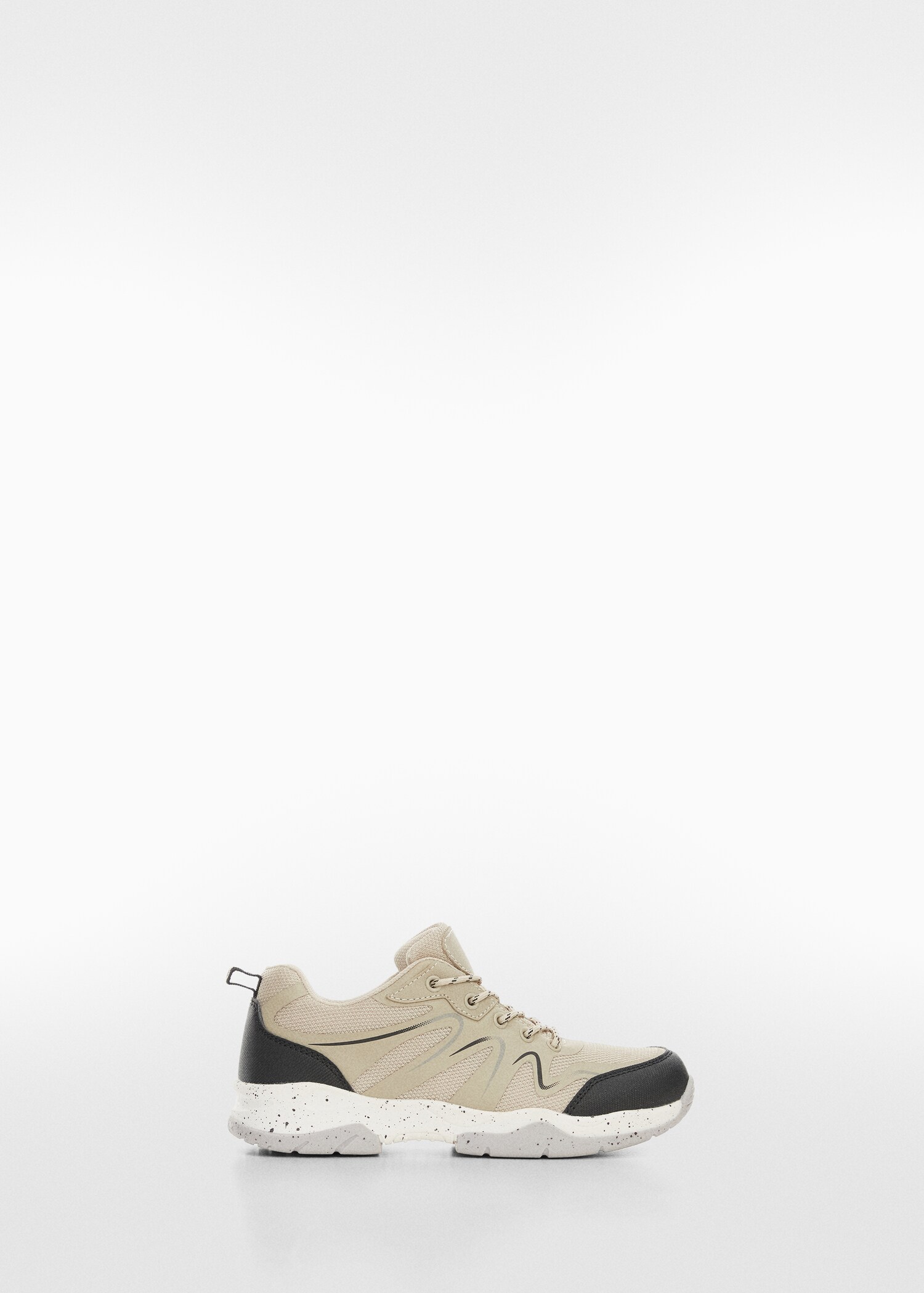 Lace-up mixed sneakers - Article without model