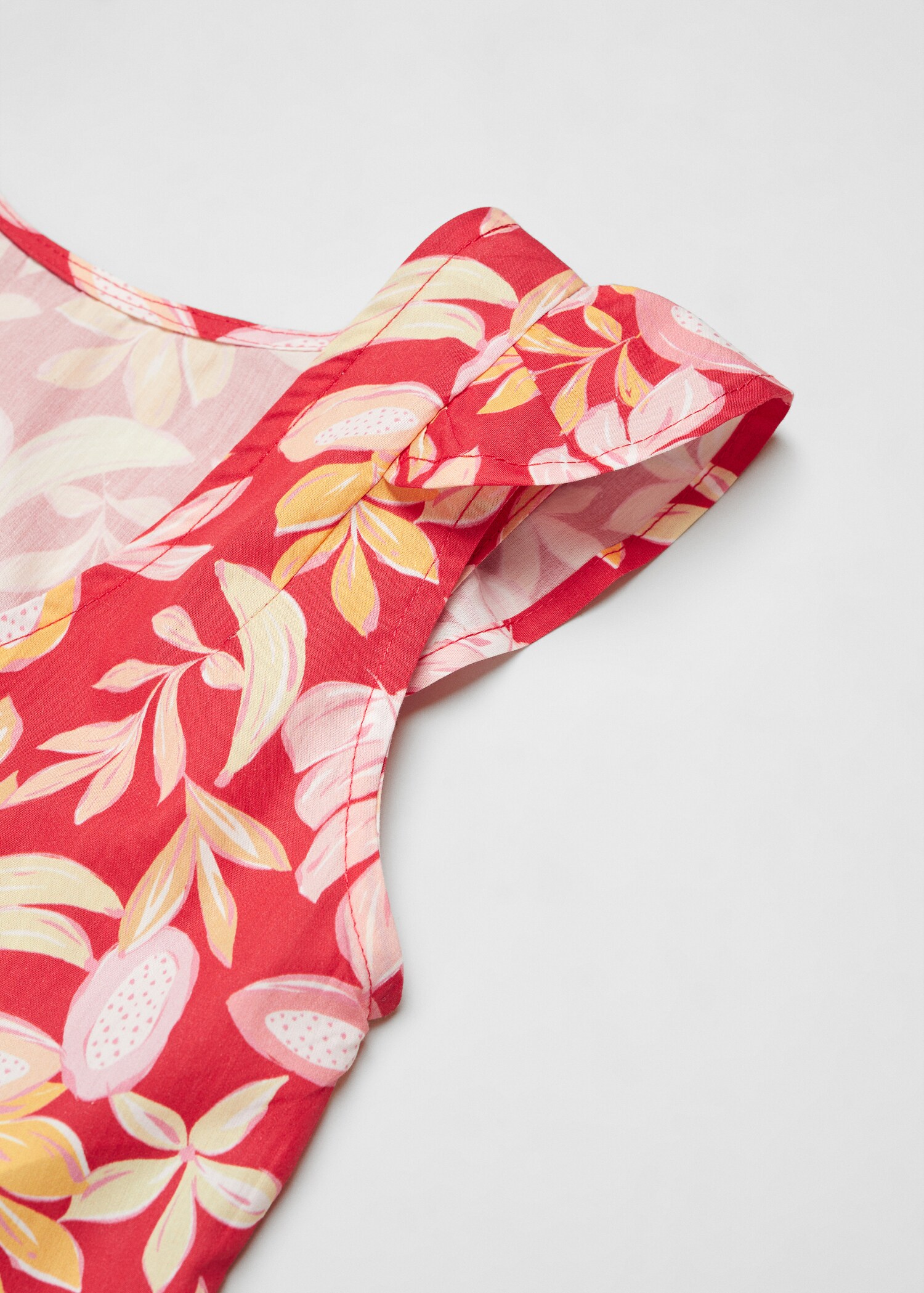 Ruffle printed top - Details of the article 8