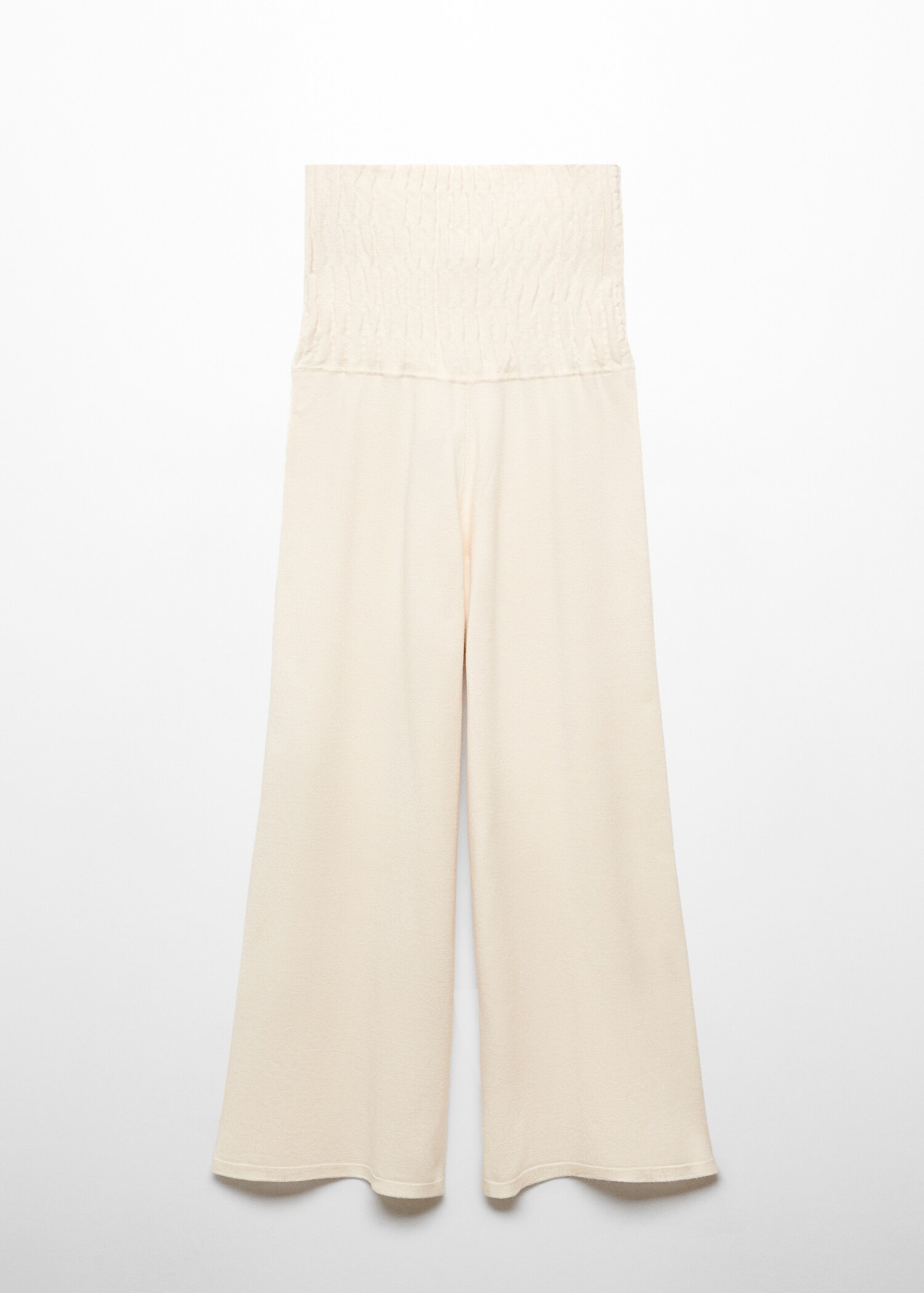 Knitted wide-leg pants - Article without model