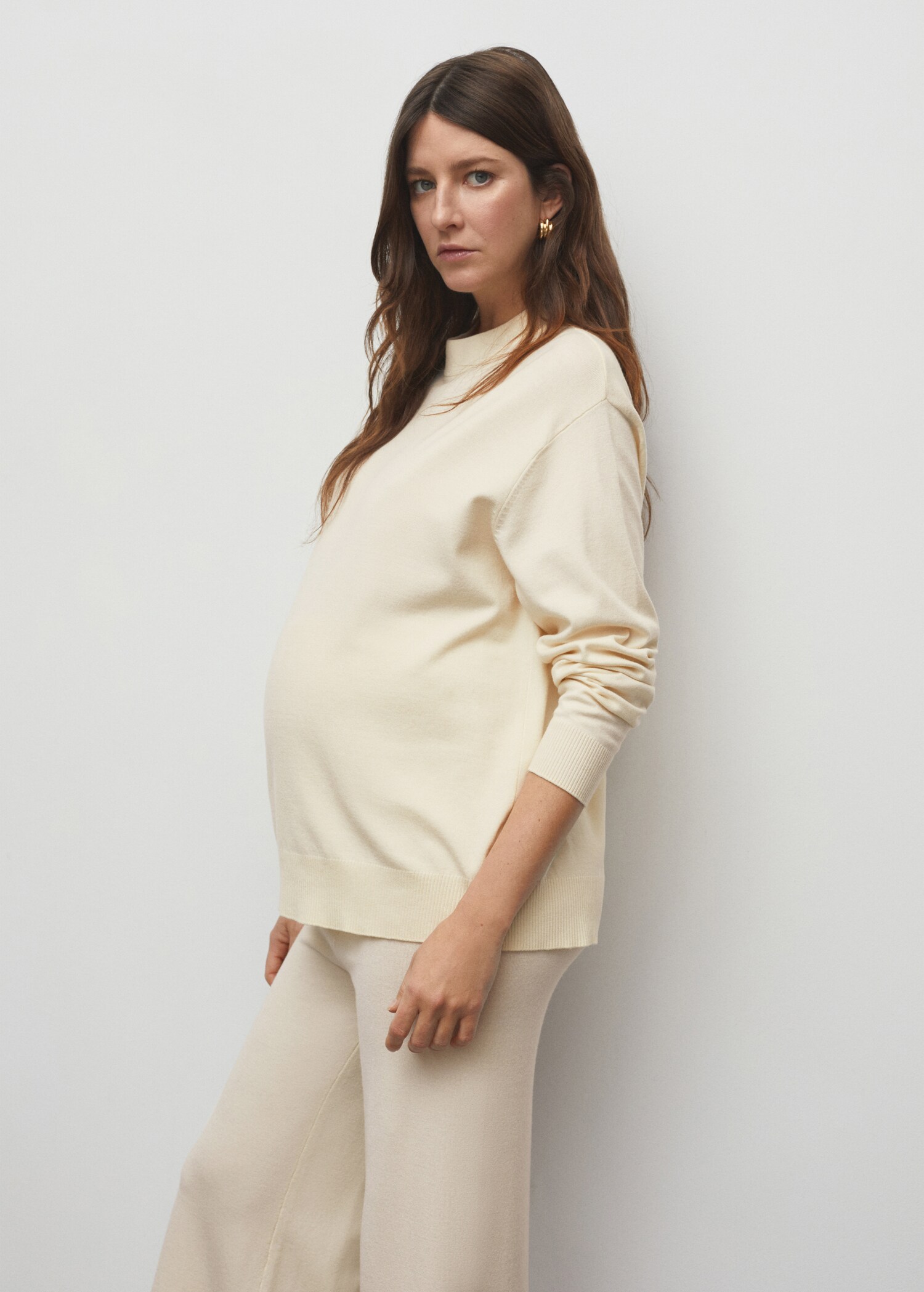 Knitted wide-leg pants - Details of the article 1