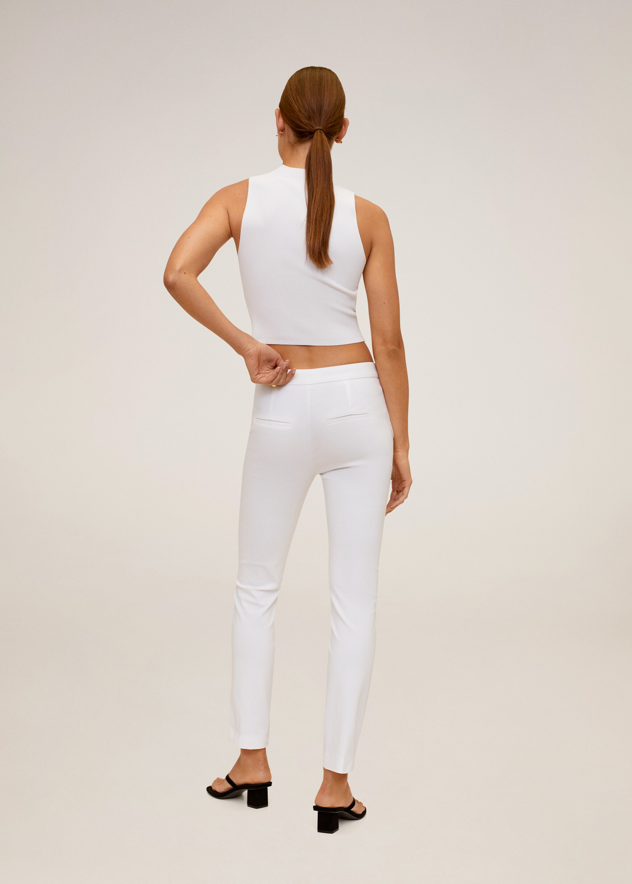 Pantalón skinny crop - Reverso del artículo
