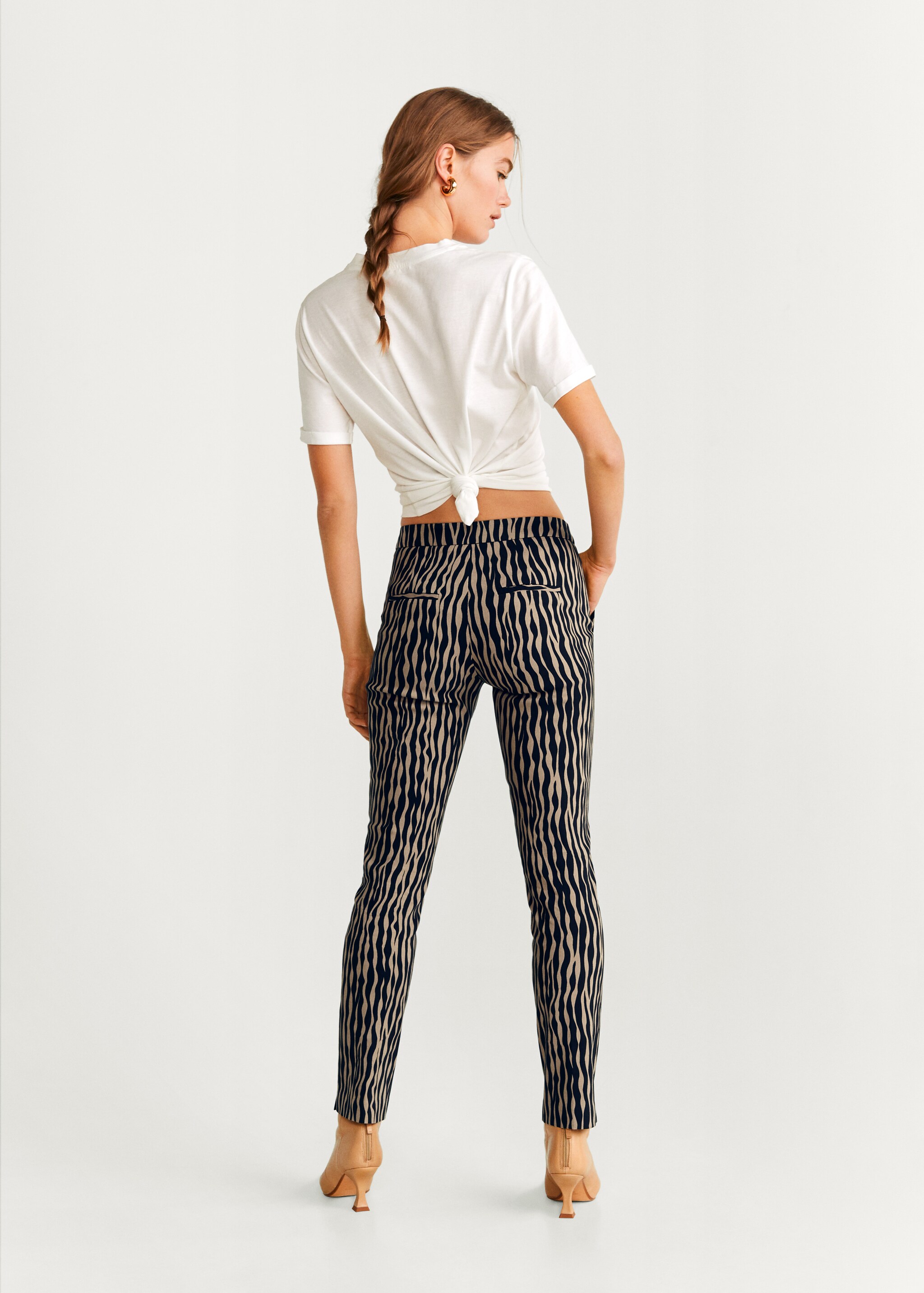 Pantalón skinny crop - Reverso del artículo