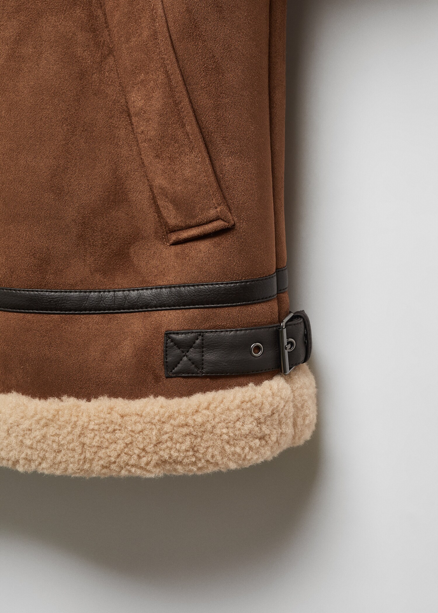 Double-Face-Shearlingjacke - Detail des Artikels 8