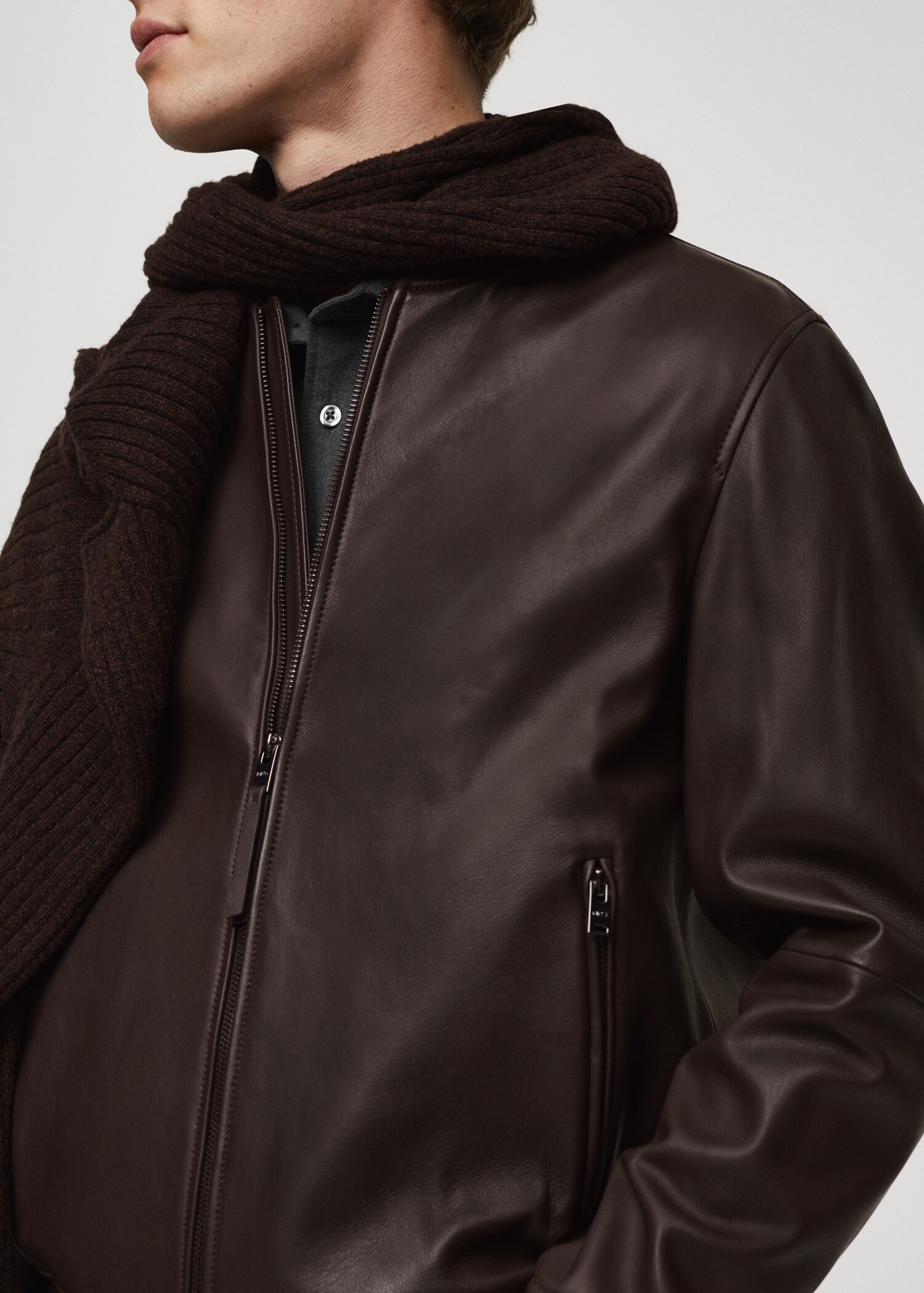 Jacke aus 100 % Nappaleder - Detail des Artikels 2