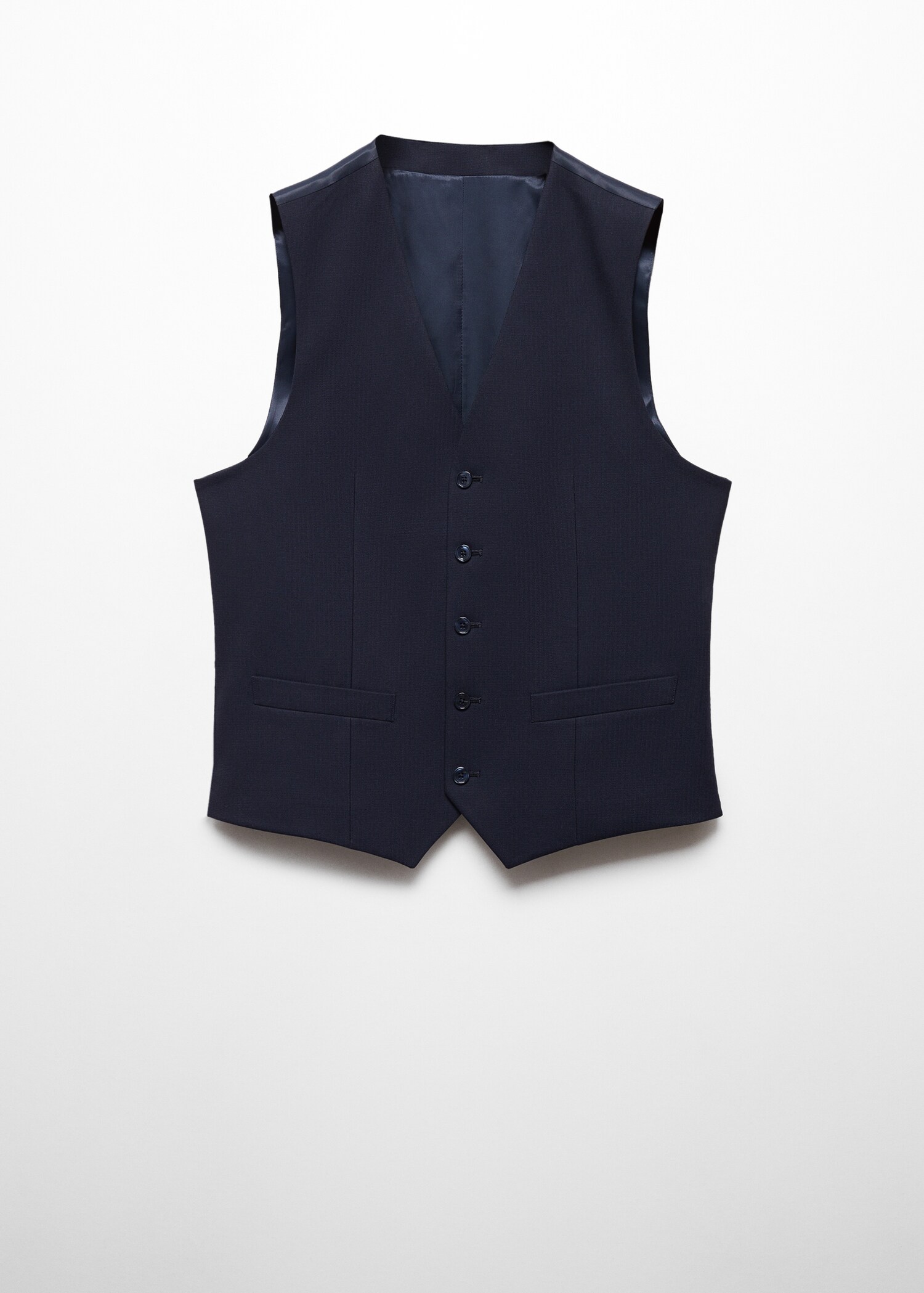 Slim-fit suit waistcoat - Article without model